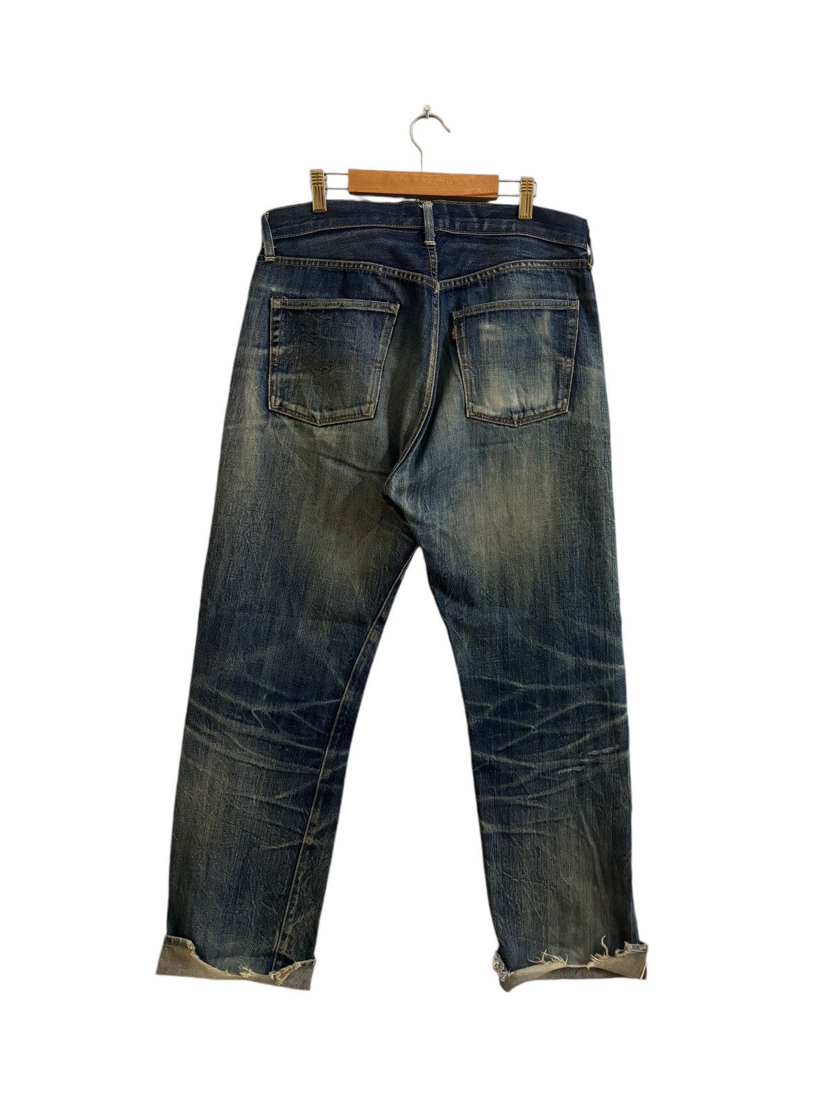 Levi's × Levi's Vintage Clothing LEVI’S BIG E J22 DISTRESSED DENIM Size US 32 / EU 48 - 12 Thumbnail