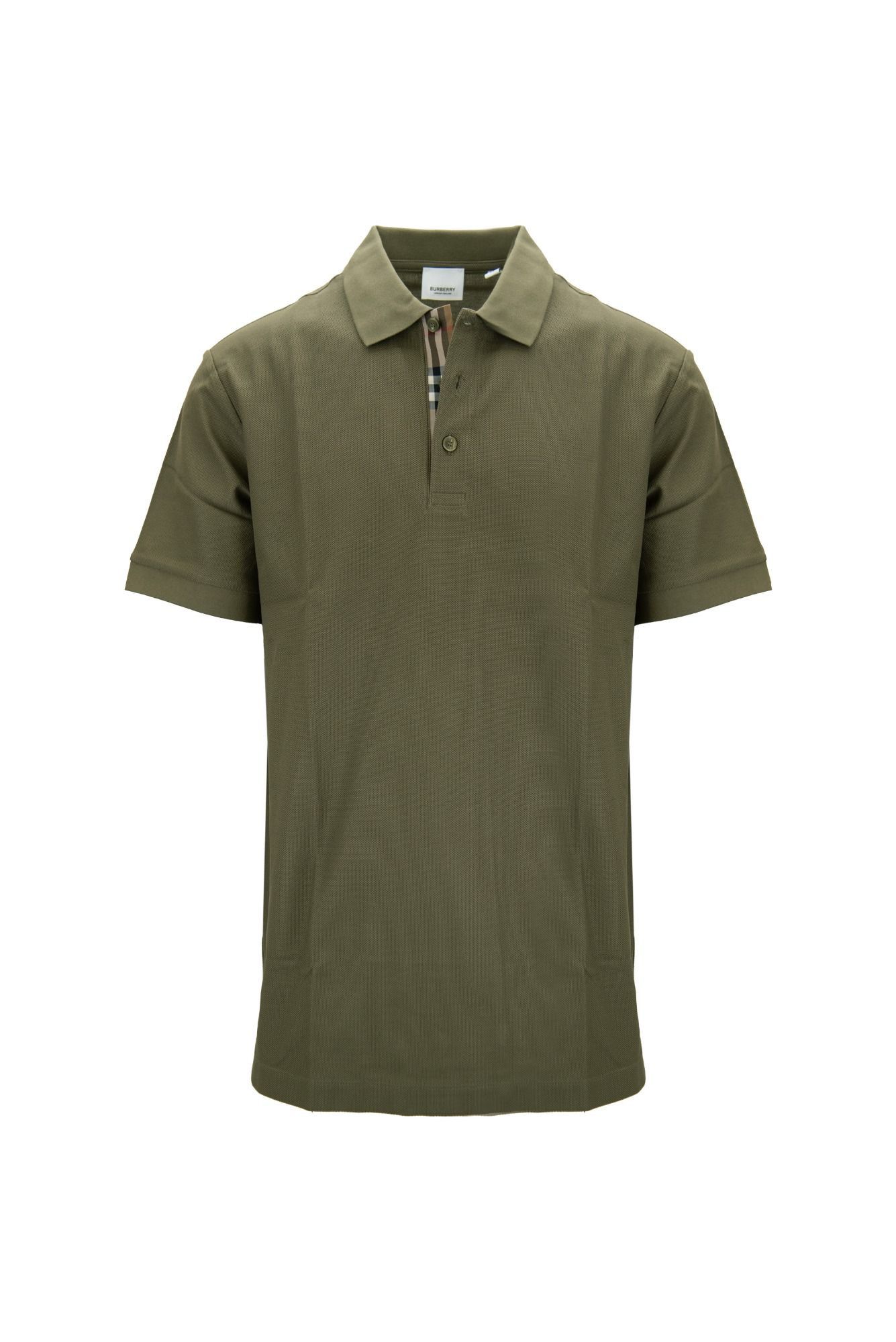 Burberry o1w1db10326 Hartford Polo Shirt in Olive Green Size US XS / EU 42 / 0 - 1 Thumbnail