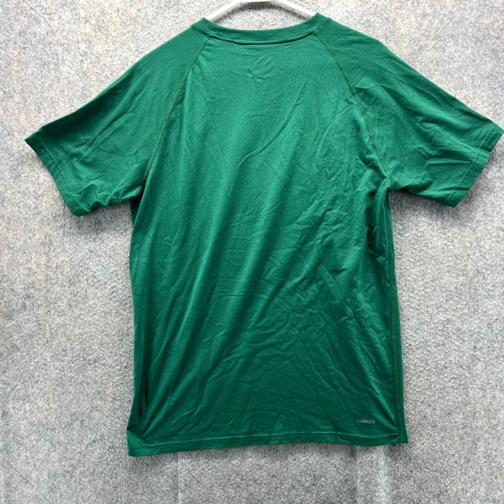 Adidas adidas Miami Hurricanes Shirt Mens Large Green Ultimate Tee Climalite Graphic Shirt Mens Large Green Adidas Logo Sports All Seasons Mens Size US L / EU 52-54 / 3 - 2 Thumbnail