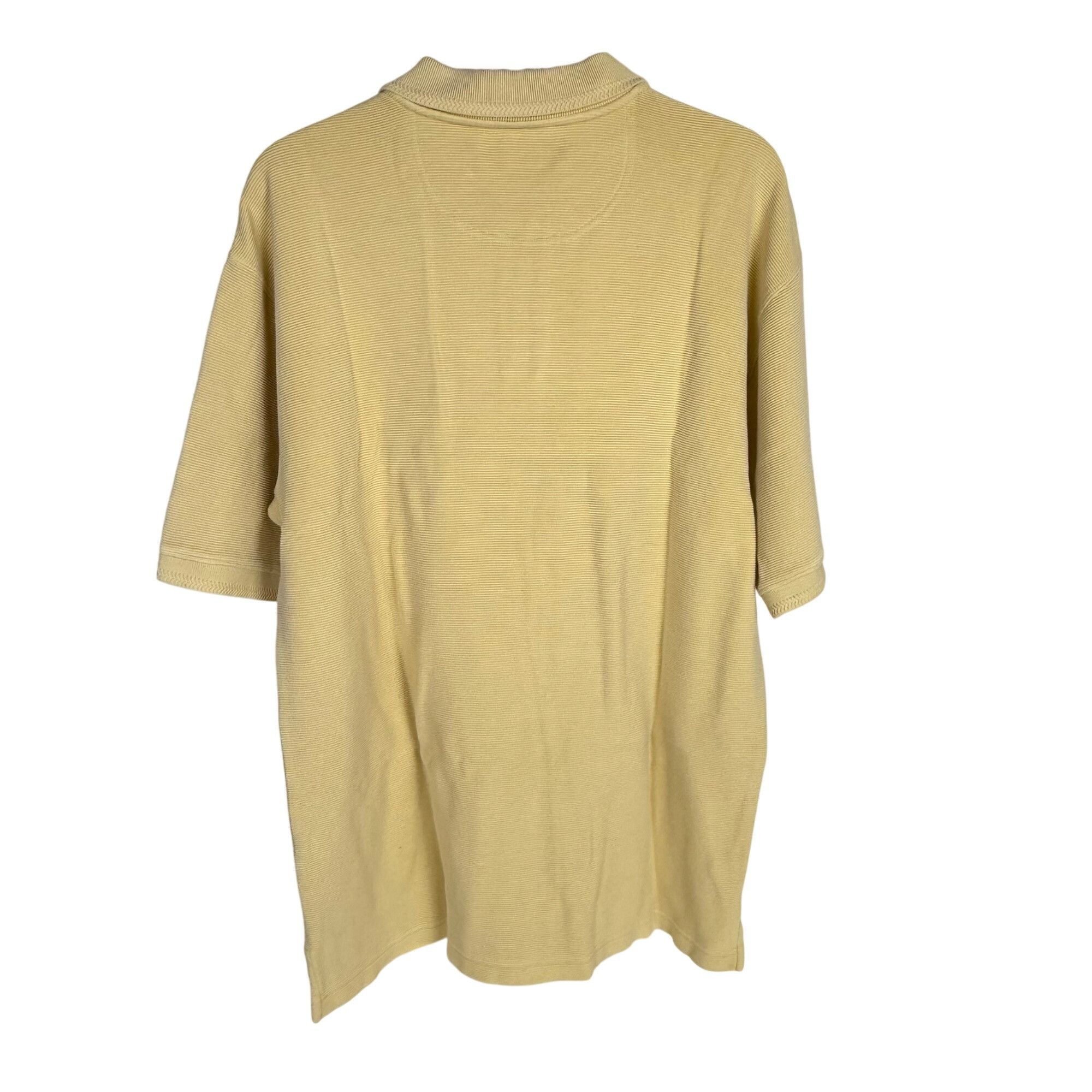 Tommy Bahama Tommy Bahama Men's Yellow Polo Shirt Short-Sleeve Silk Blend Size US M / EU 48-50 / 2 - 3 Thumbnail