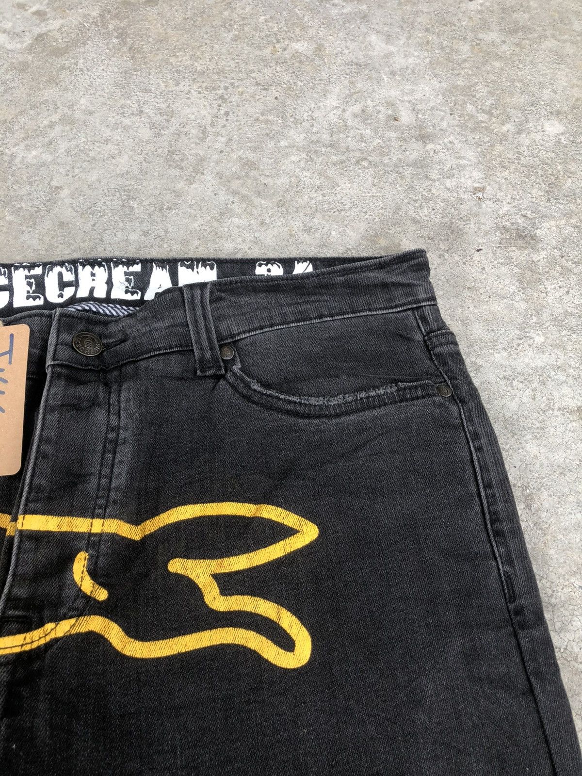 Icecream Icecream Running Dog Logo Distressed Jeans Size US 34 / EU 50 - 16 Thumbnail
