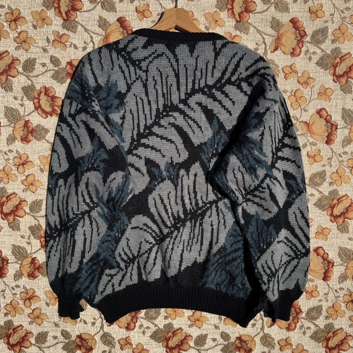 Vintage Vintage Floral Print Boxy Knit Leaf ALD JAPANESE VIBE Cute Size US L / EU 52-54 / 3 - 6 Thumbnail
