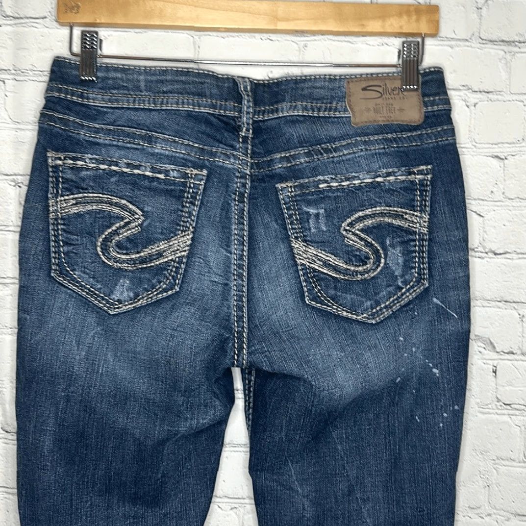 Silver Jeans Co. Silver Jeans Co. Suki Mid Super Skinny Mens Jeans 29x31 Fluid Denim Size US 29 - 5 Thumbnail