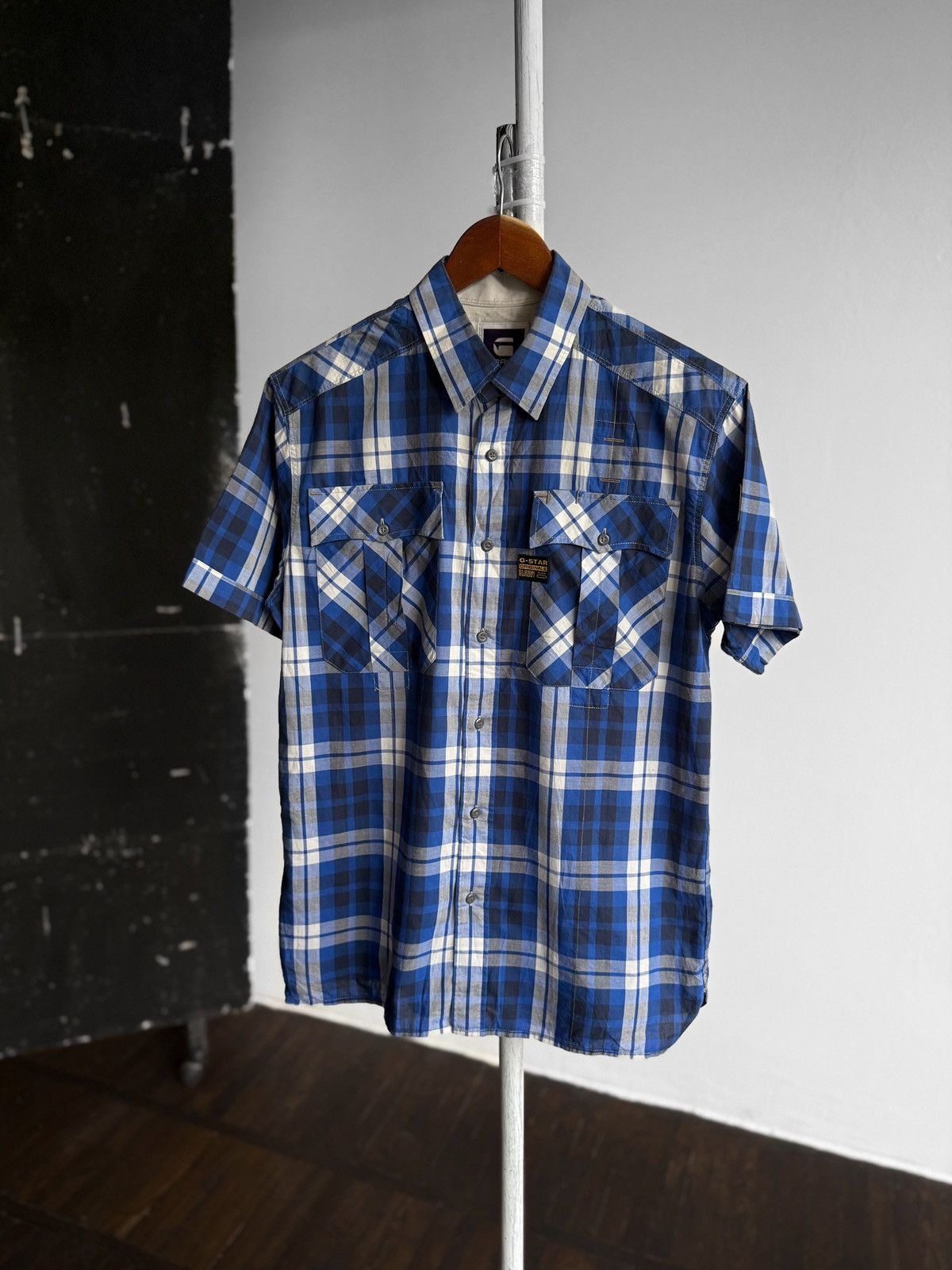 G-Star G-Star Raw Tunnel Hillstand Short Sleeve Button Up Shirt Size US L / EU 52-54 / 3 - 1 Thumbnail