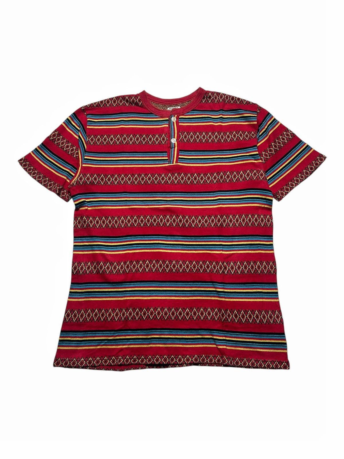 Japanese Brand × Warehouse Bodies Office School Warehouse Co T-shirt Ethnic Navajo Size US L / EU 52-54 / 3 - 1 Thumbnail