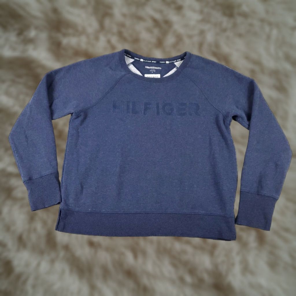 Tommy Hilfiger Tommy Hilfiger Womens Medium Blue Casual Pullover Sweater Size M / US 6-8 / IT 42-44 - 1 Thumbnail