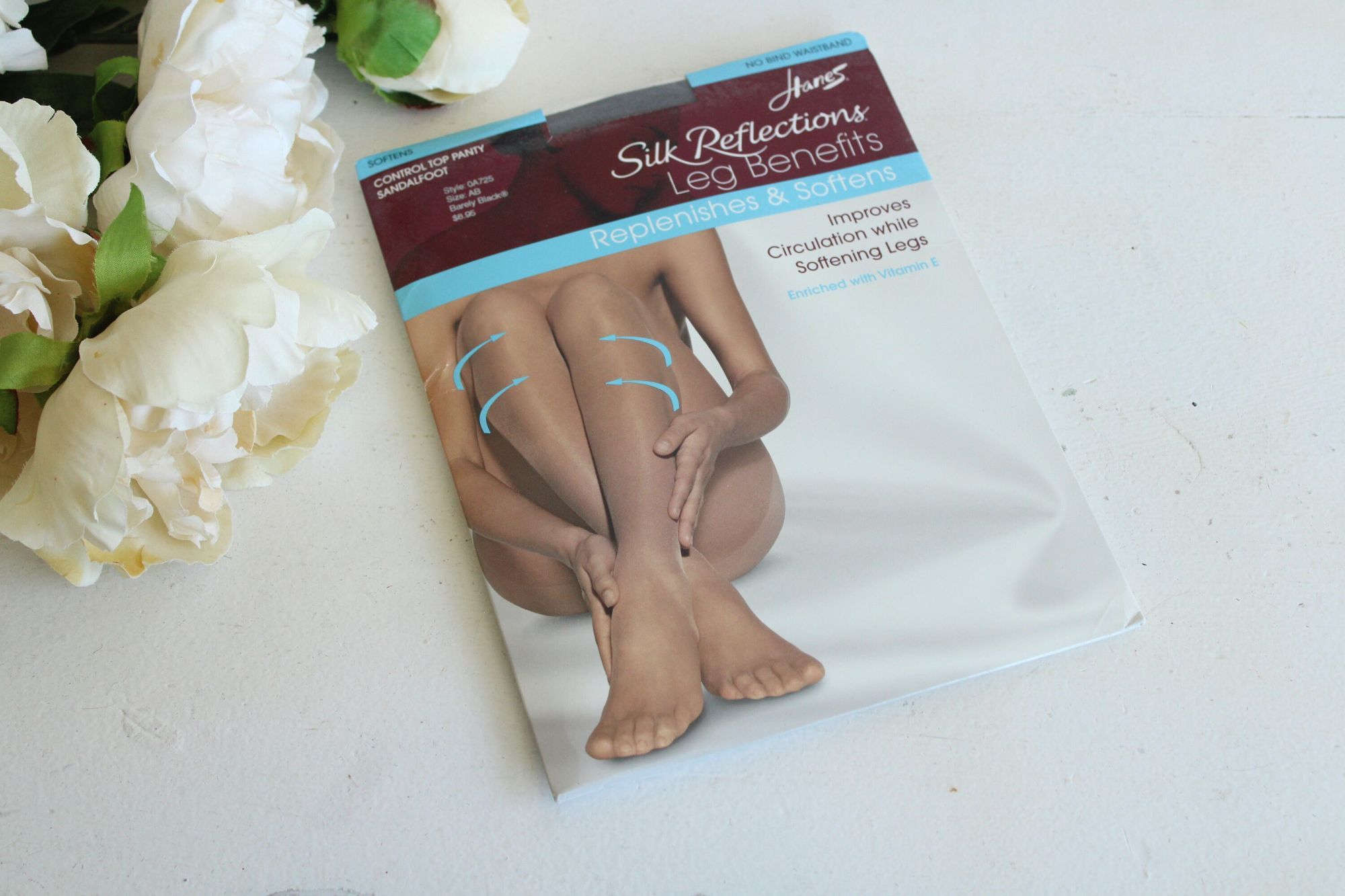 Hanes Vintage 1990s 2000s Pantyhose, New NOS, Hanes Barely Black, Size ONE SIZE - 1 Thumbnail