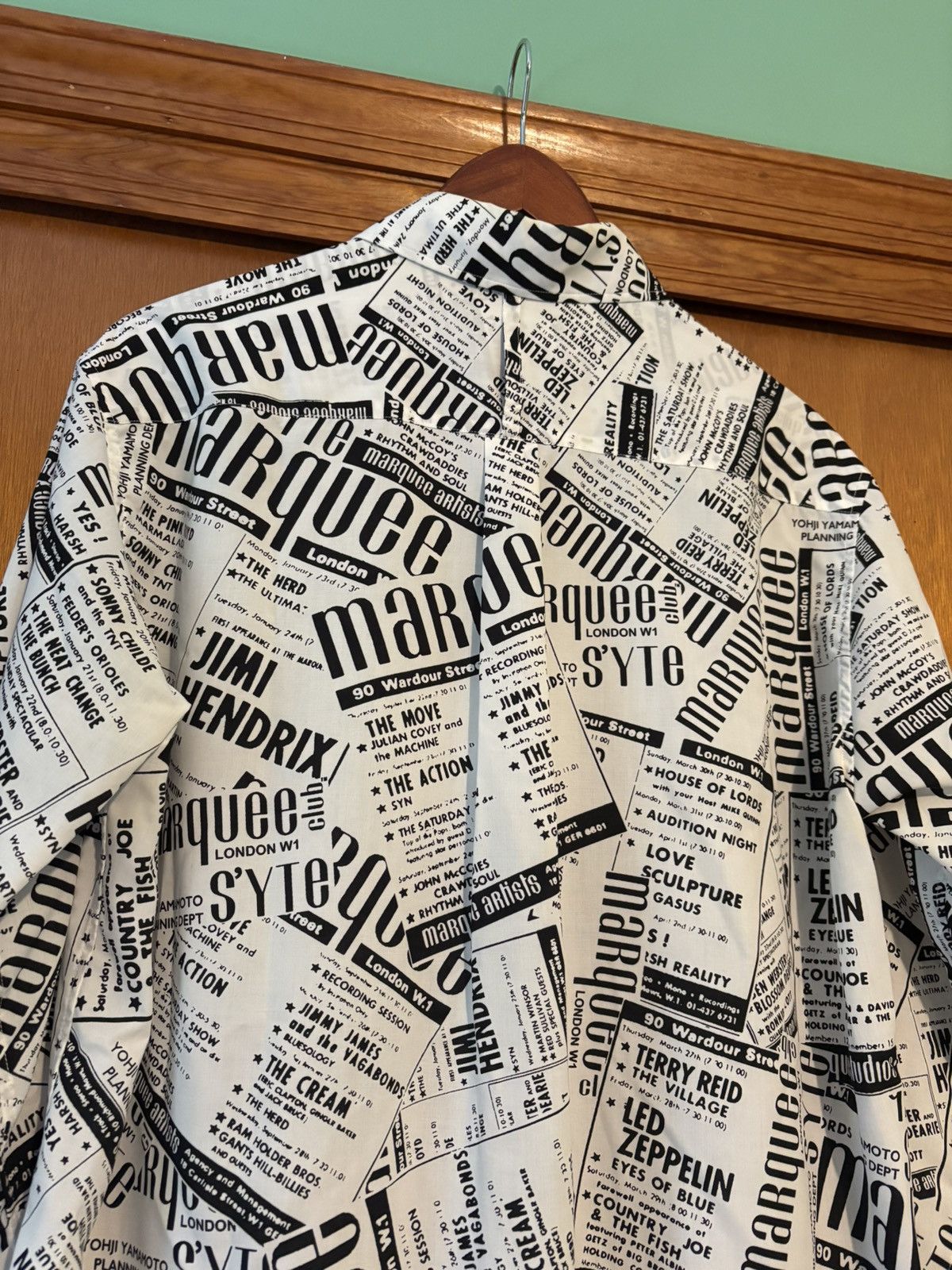 Yohji Yamamoto NWT Yohji Yamamoto S'YTE Newspaper Button Shirt Size US M / EU 48-50 / 2 - 5 Thumbnail