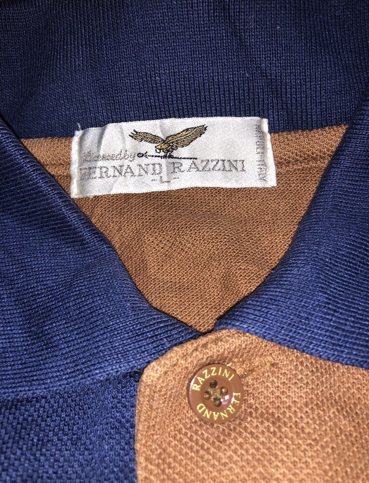 Designer × Vintage VINTAGE DESIGNER FERNAND RAZZINI POLO SHIRT LONG SLEEVE Size US L / EU 52-54 / 3 - 8 Thumbnail
