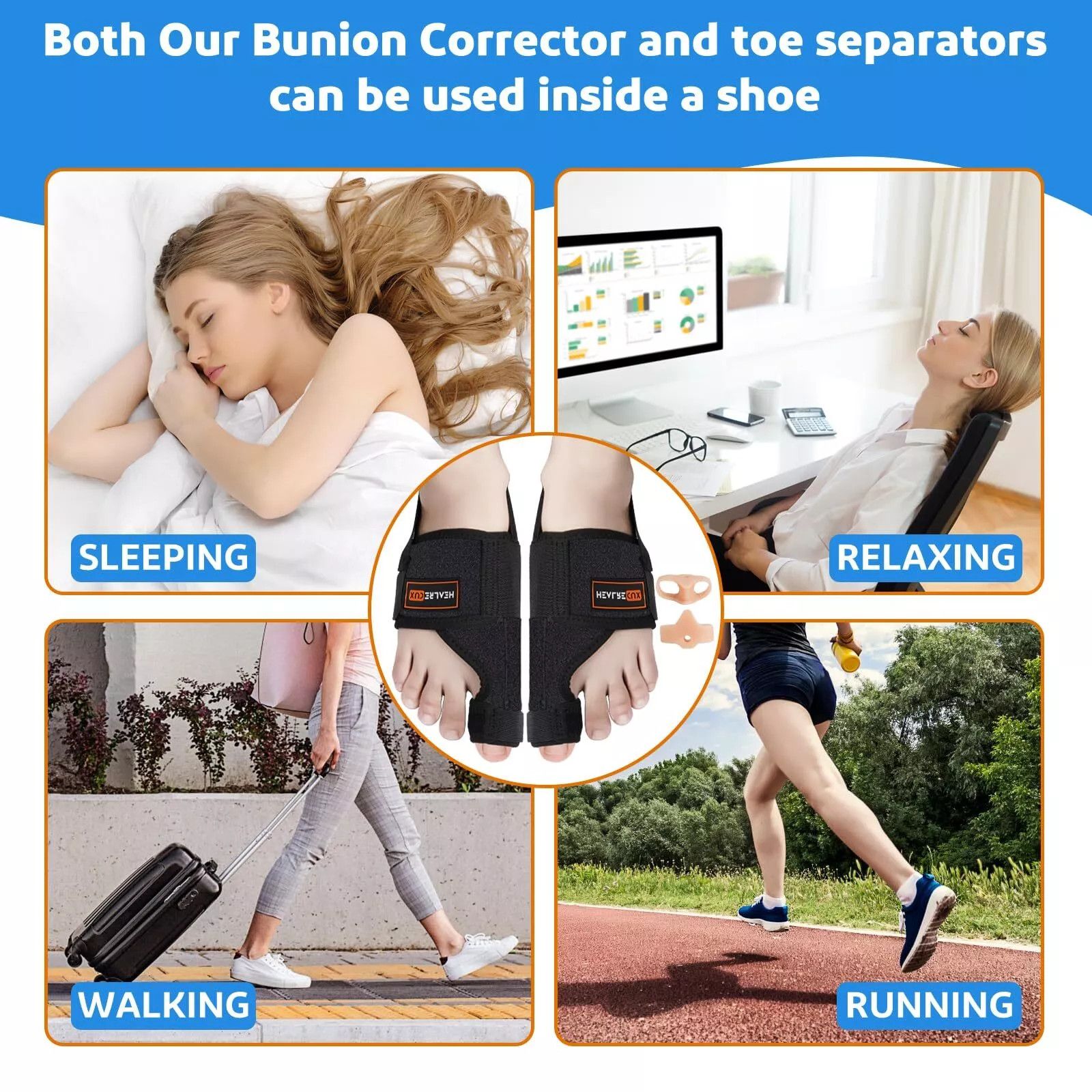 Other Healrecux Bunion Corretor for Men/Women - Factory Sealed Size ONE SIZE - 4 Thumbnail