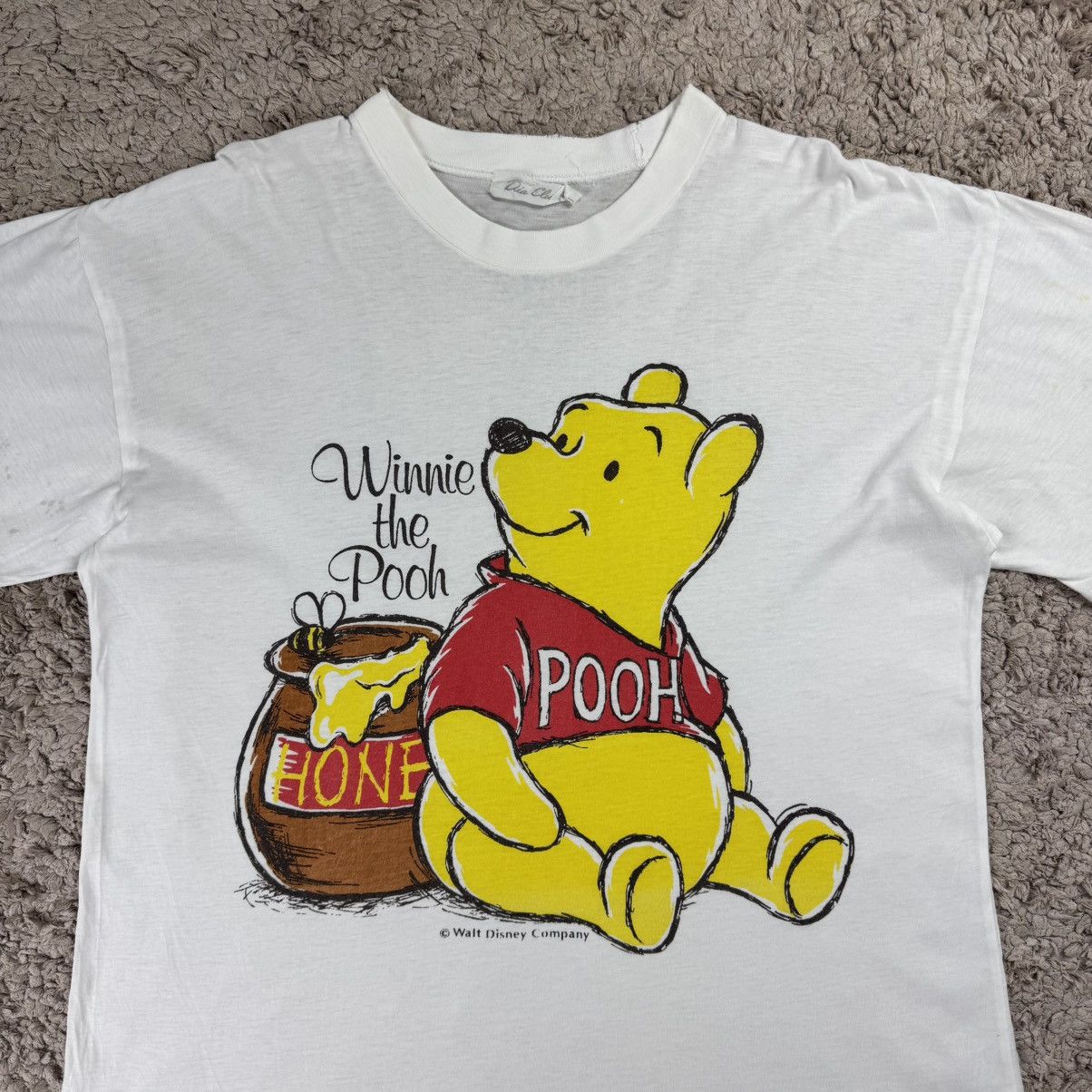 Disney Vintage Distress Winnie The Pooh Big Print T-shirt Size US L / EU 52-54 / 3 - 5 Thumbnail