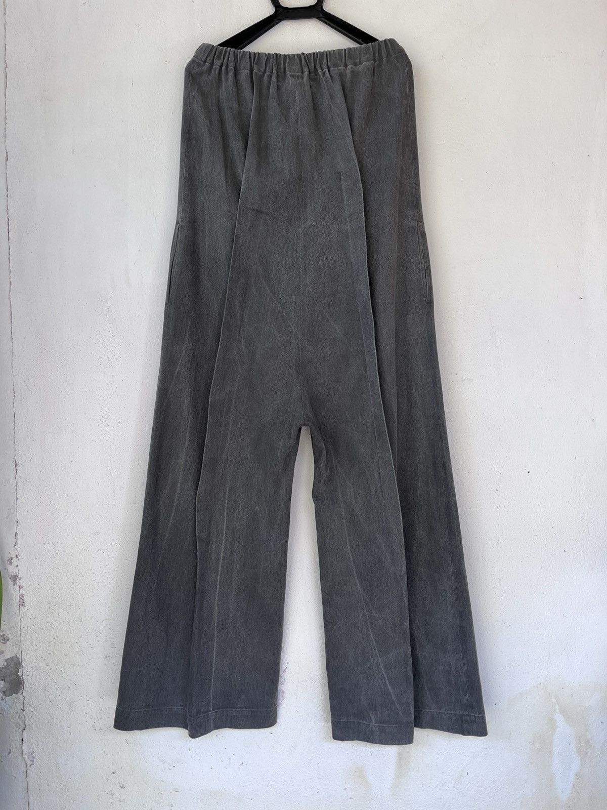 Limi Feu LIMI feu Yohji Yamamoto Avant-Garde Pleated Wide Pants Size 32" / US 10 / IT 46 - 8 Thumbnail