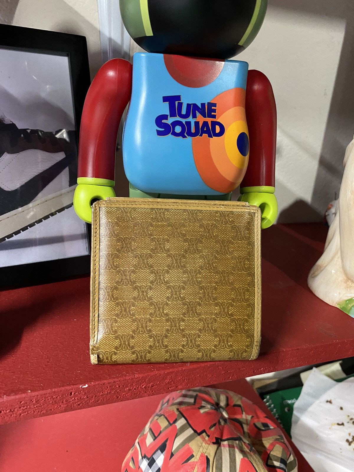 Celine × Designer Celine Vintage Womens Monogram Leather Wallet Size ONE SIZE - 4 Thumbnail