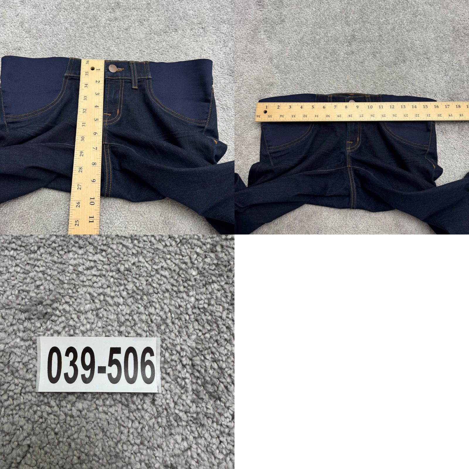 J Brand J Brand Mama J Maternity Skinny Denim Jeans - Starless - Dark Wash - 27 - Blue - Stretch - Jeans - Women Size 27" / US 4 / IT 40 - 10 Thumbnail
