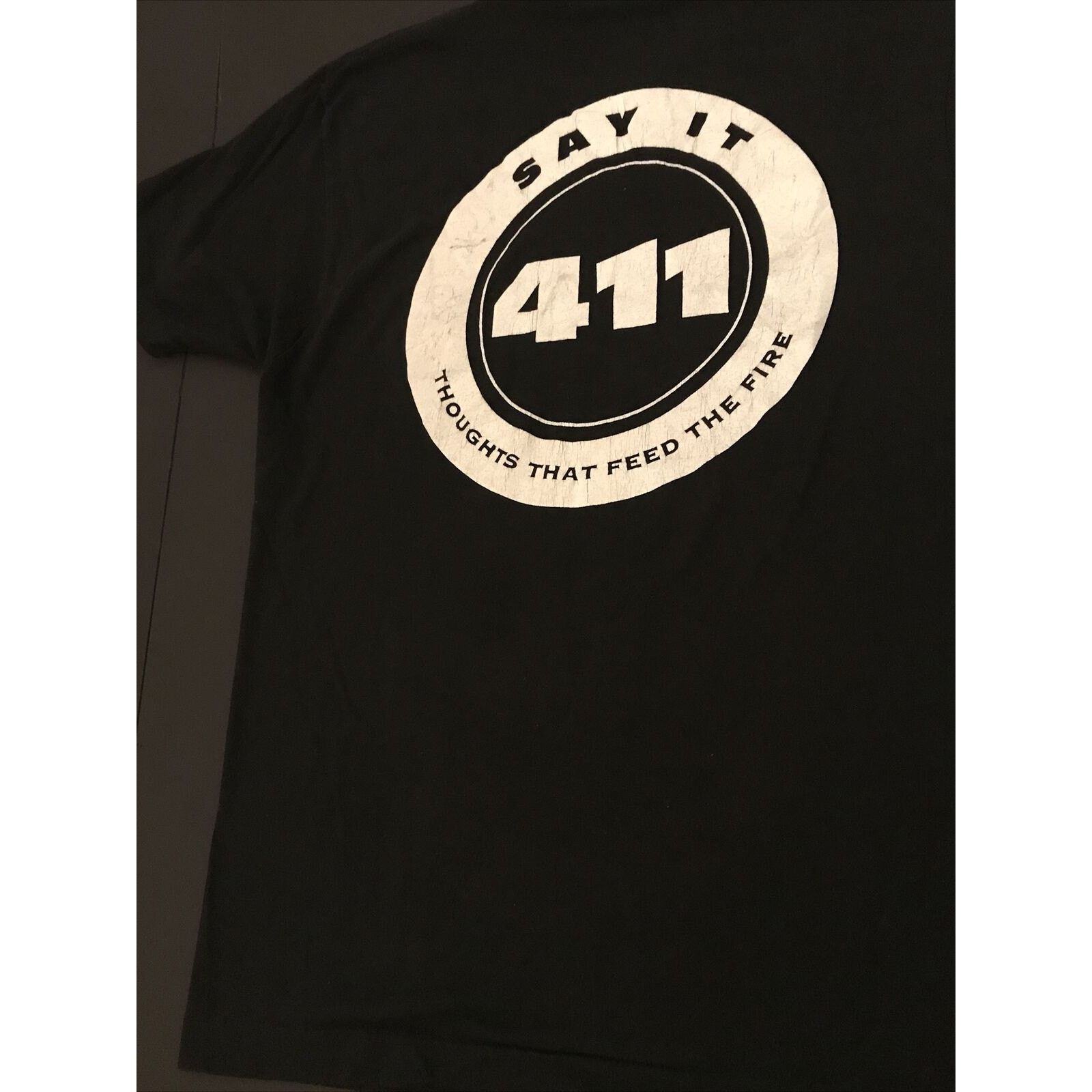 Other Vintage 411 Say It Feed The Fire Punk Hardcore t-shirt Skate Size US L / EU 52-54 / 3 - 7 Thumbnail
