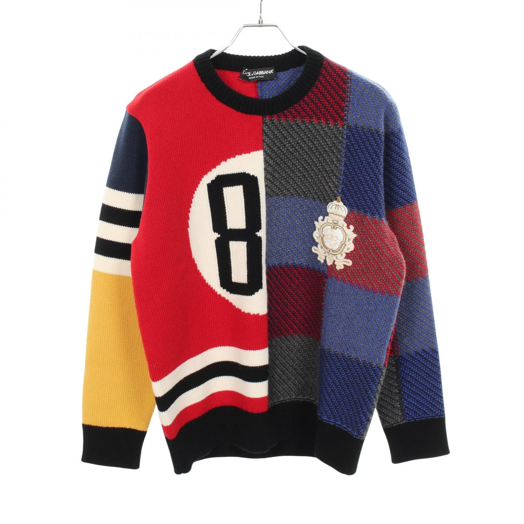Dolce & Gabbana Dolce & Gabbana Dolce & Gabbana Wool Cashmere Knitwear Textile Tops GXG41Z DUTY FREE for USA Size ONE SIZE - 1 Thumbnail