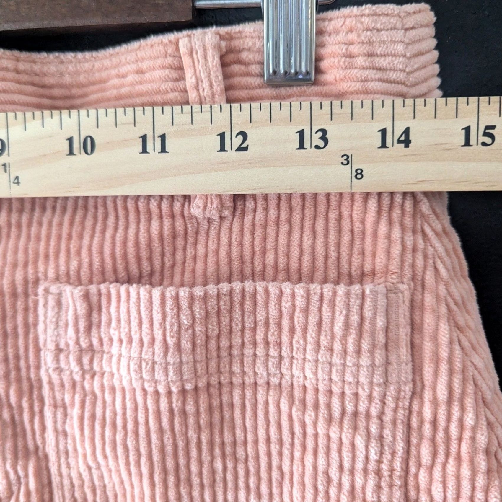 Madewell Madewell Corduroy A-Line Mini Skirt Pink Women's 6 Pockets Button Zip Casual Fall Spring Size 28" / US 6 / IT 42 - 3 Thumbnail