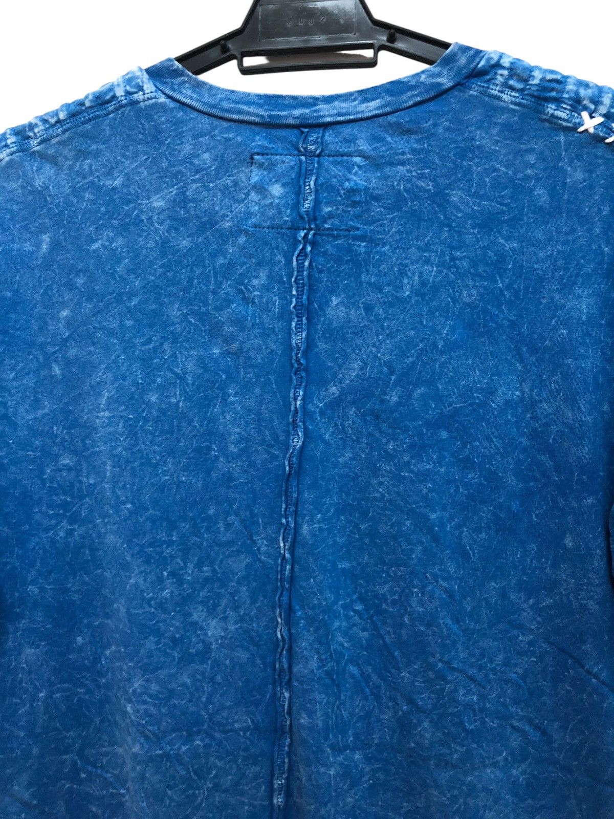 Affliction × Vintage AFFLICTION STANDARD V NECK STONE WASH RAW EDGE CROSS STITCH Size US M / EU 48-50 / 2 - 11 Thumbnail