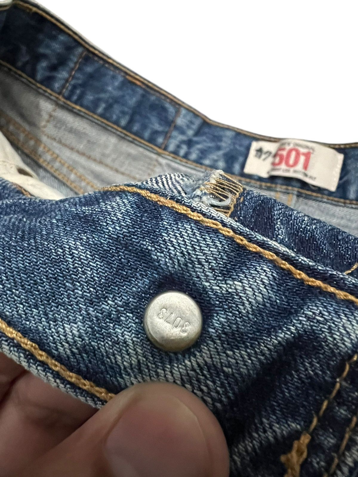 Levi's Vintage Levis 501 Distress Clawmark Jean Size US 28 / EU 44 - 11 Thumbnail