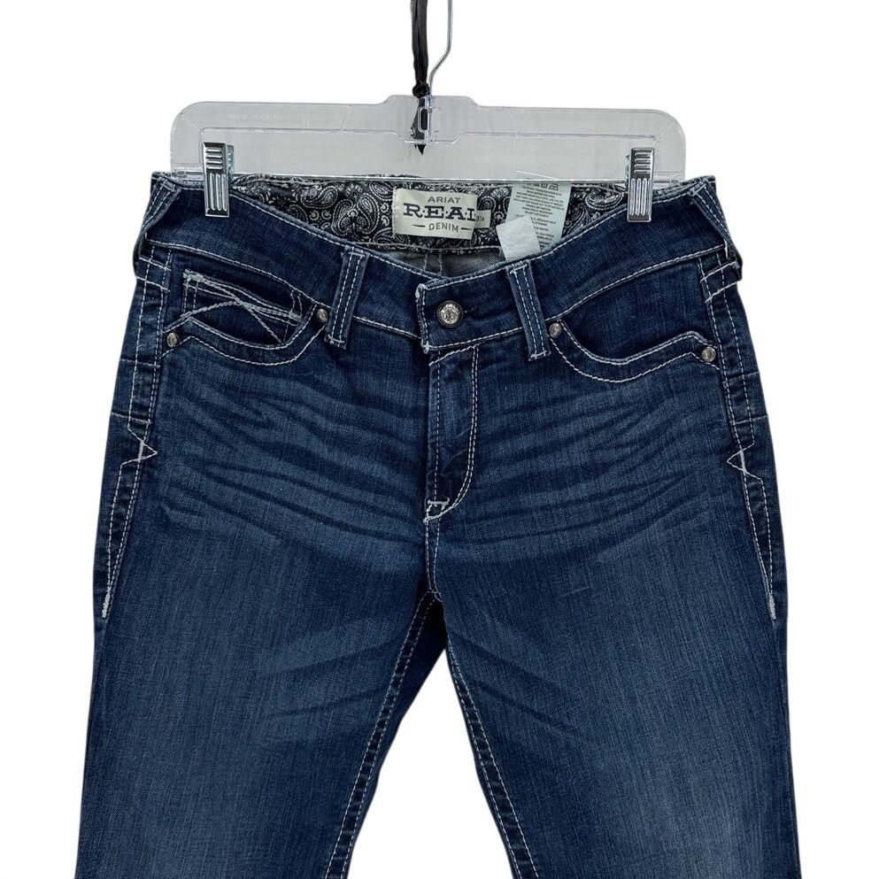 Ariat Ariat Real straight icon dark wash size 31 western casual Size 31" - 3 Thumbnail