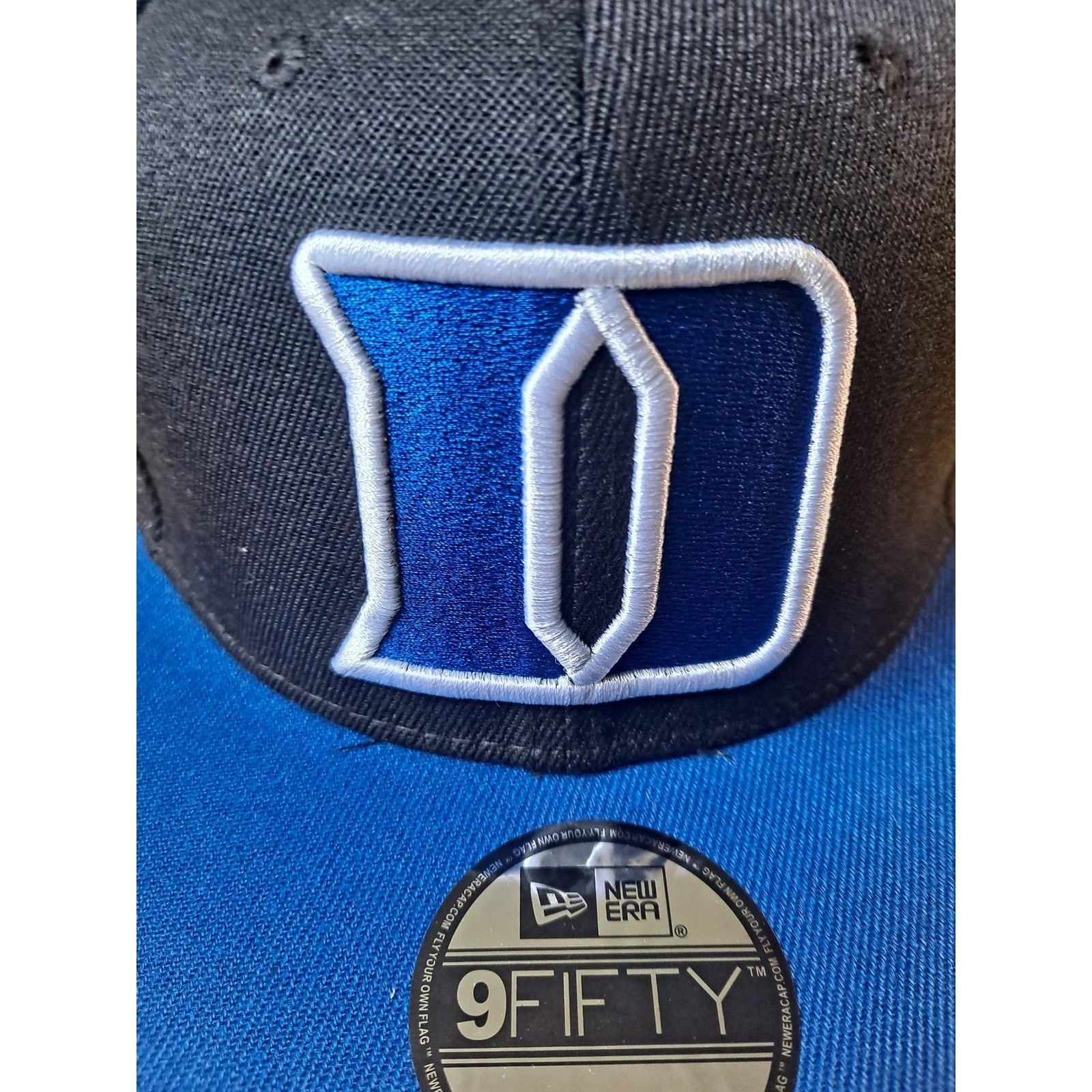 New Era New Era Duke Blue Devils 9FIFTY Snapback Hat Cap Black Blue Size ONE SIZE - 2 Thumbnail