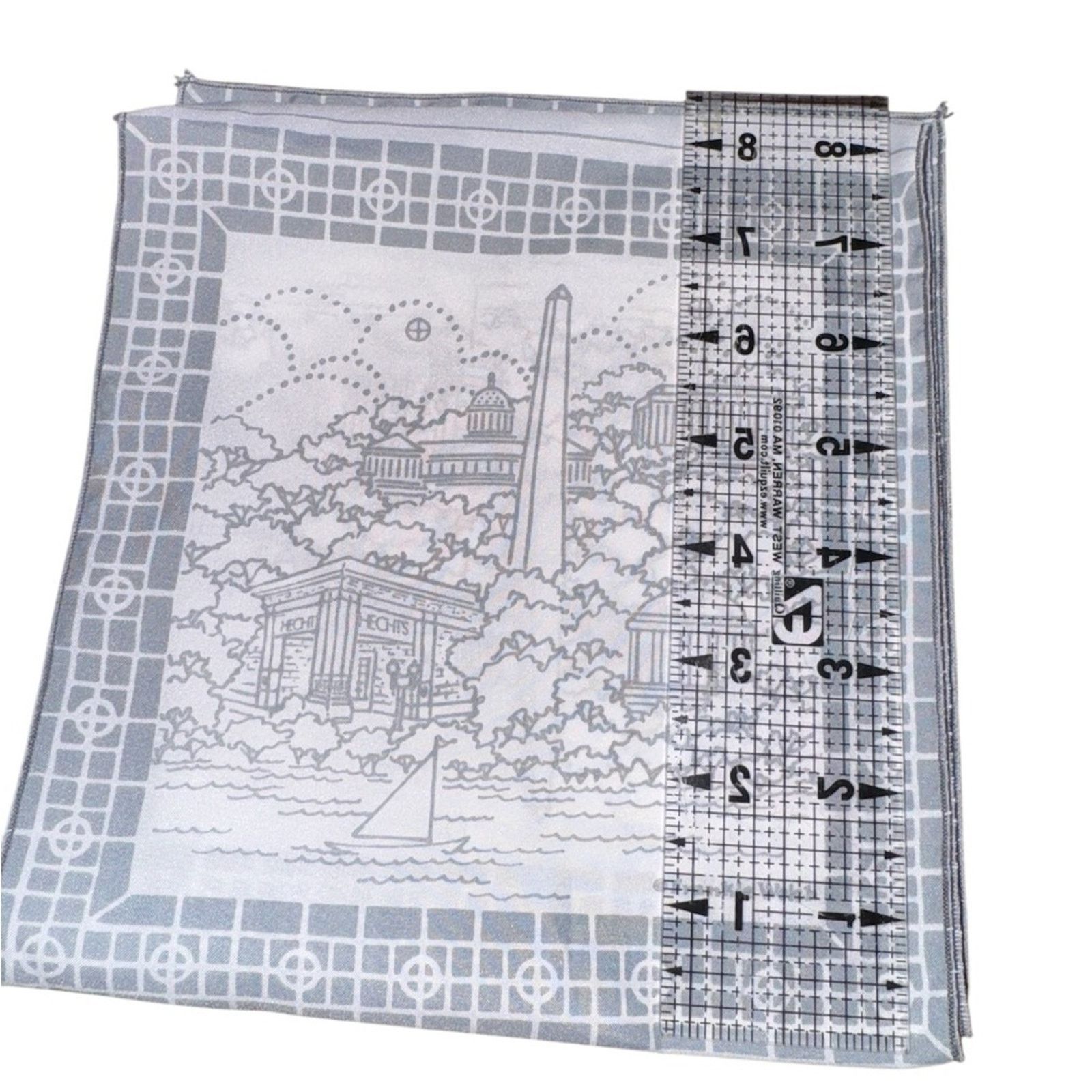 NBDN Nobrandedon VTG Frankie Welch Alexandria VA/Washinton DC city scarf Size ONE SIZE - 5 Thumbnail