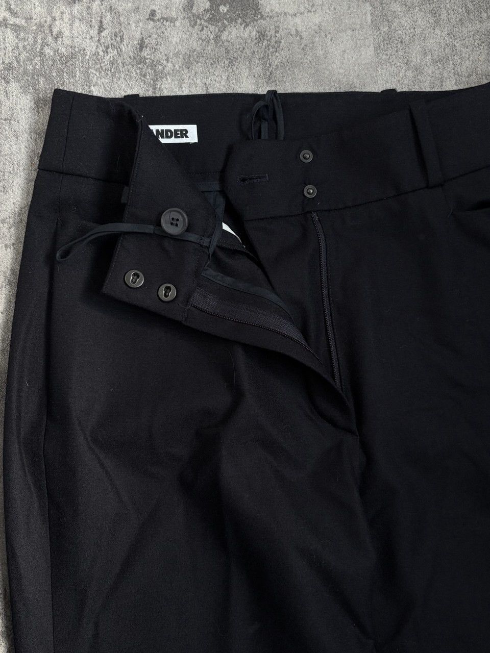 Jil Sander Jil Sander Rare Black Wool Women’s Pants Size 24" / US 00 / IT 34 - 7 Thumbnail