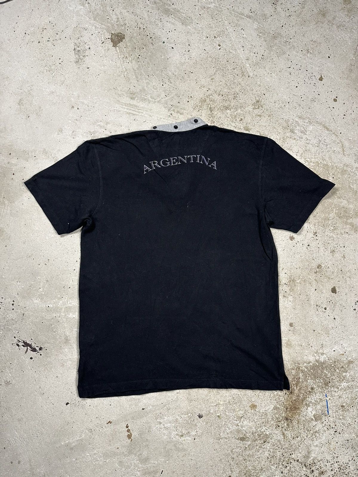 La Martina Vintage Y2K La Martina Argentina Black Polo Tee Size US XL / EU 56 / 4 - 2 Thumbnail