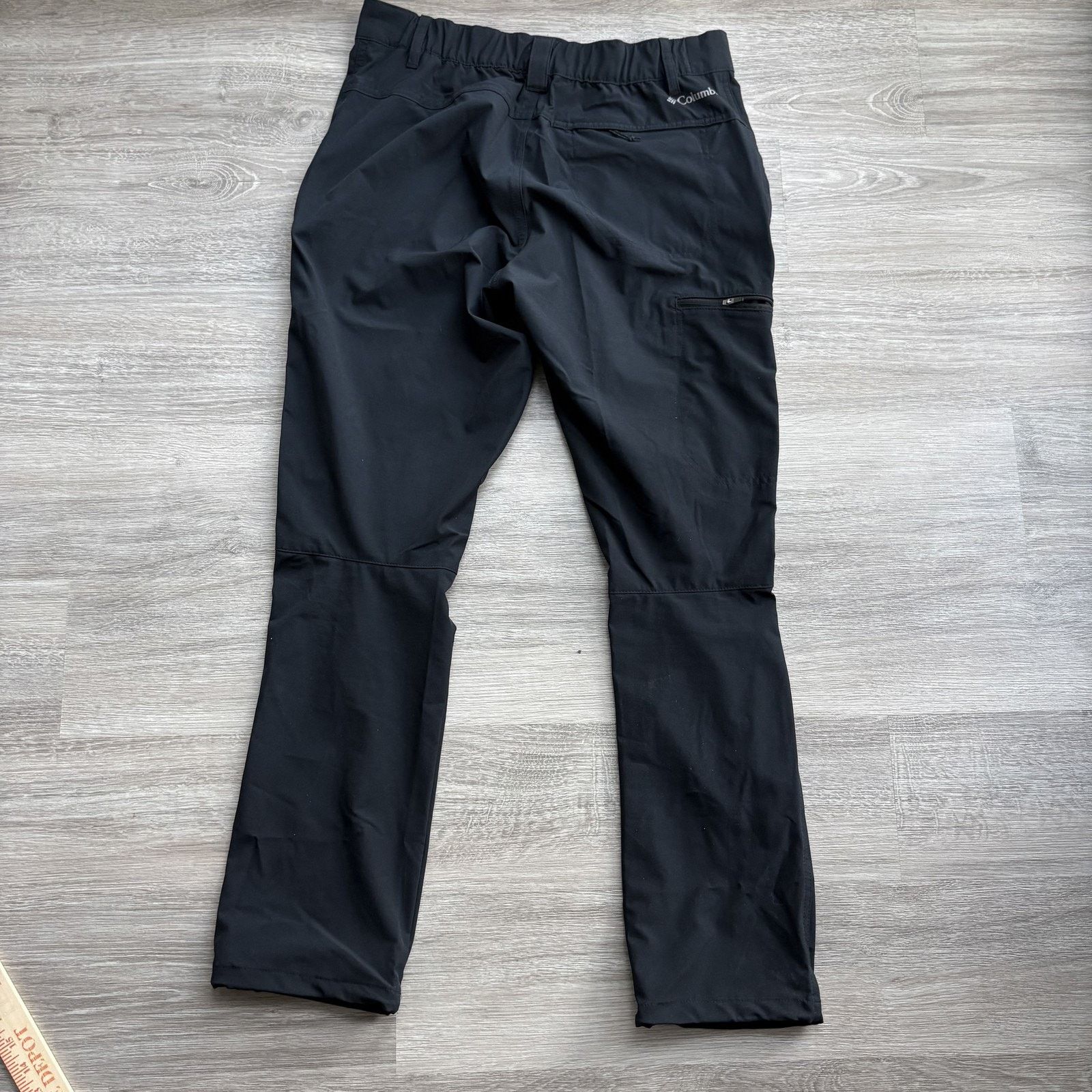 Columbia Columbia Mens Hiking Pants 32x42 Black Stretch Zip Pockets Size 32" / US 10 / IT 46 - 9 Thumbnail