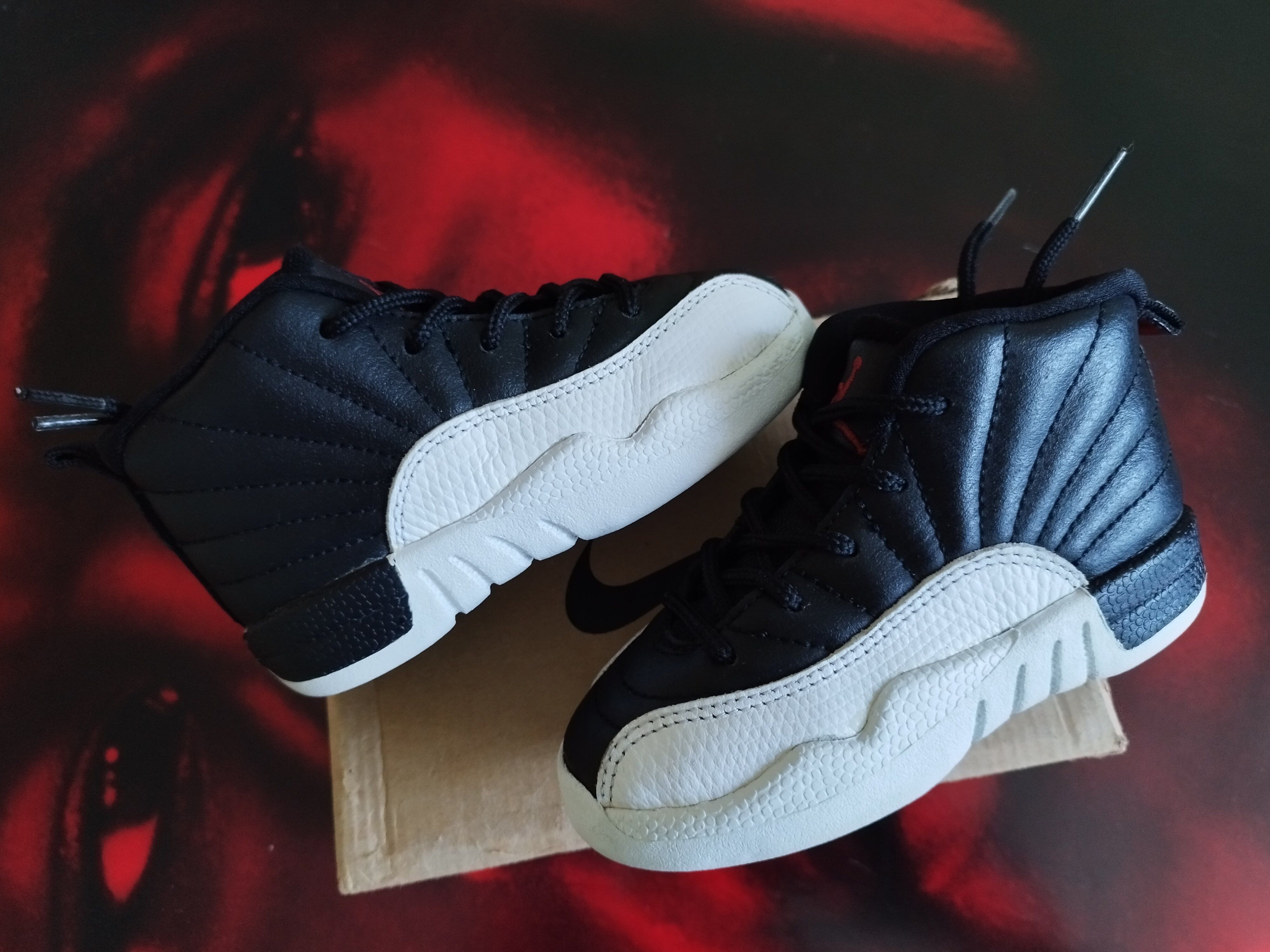 Jordan Brand Vintage NIKE OG 1997 Baby Jordan AIR XII 12 Playoff 7,5 Size US 5 / EU 37 - 2 Thumbnail