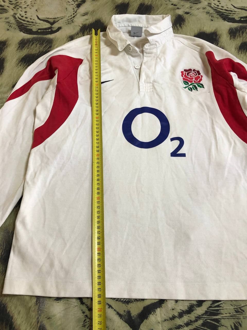 Nike 90s Nike England Vintage Y2K Rugby Longsleeve Retro Polo Size US M / EU 48-50 / 2 - 17 Thumbnail