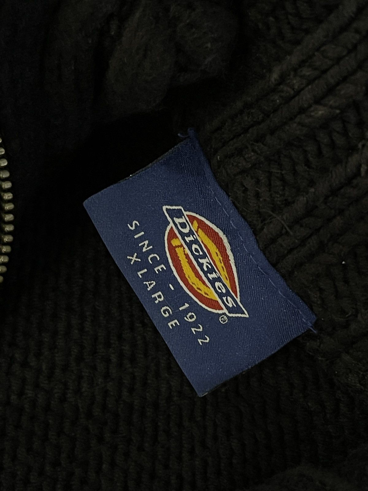 Dickies Dickies zip up sweater jumper black vintage Size US XL / EU 56 / 4 - 6 Thumbnail