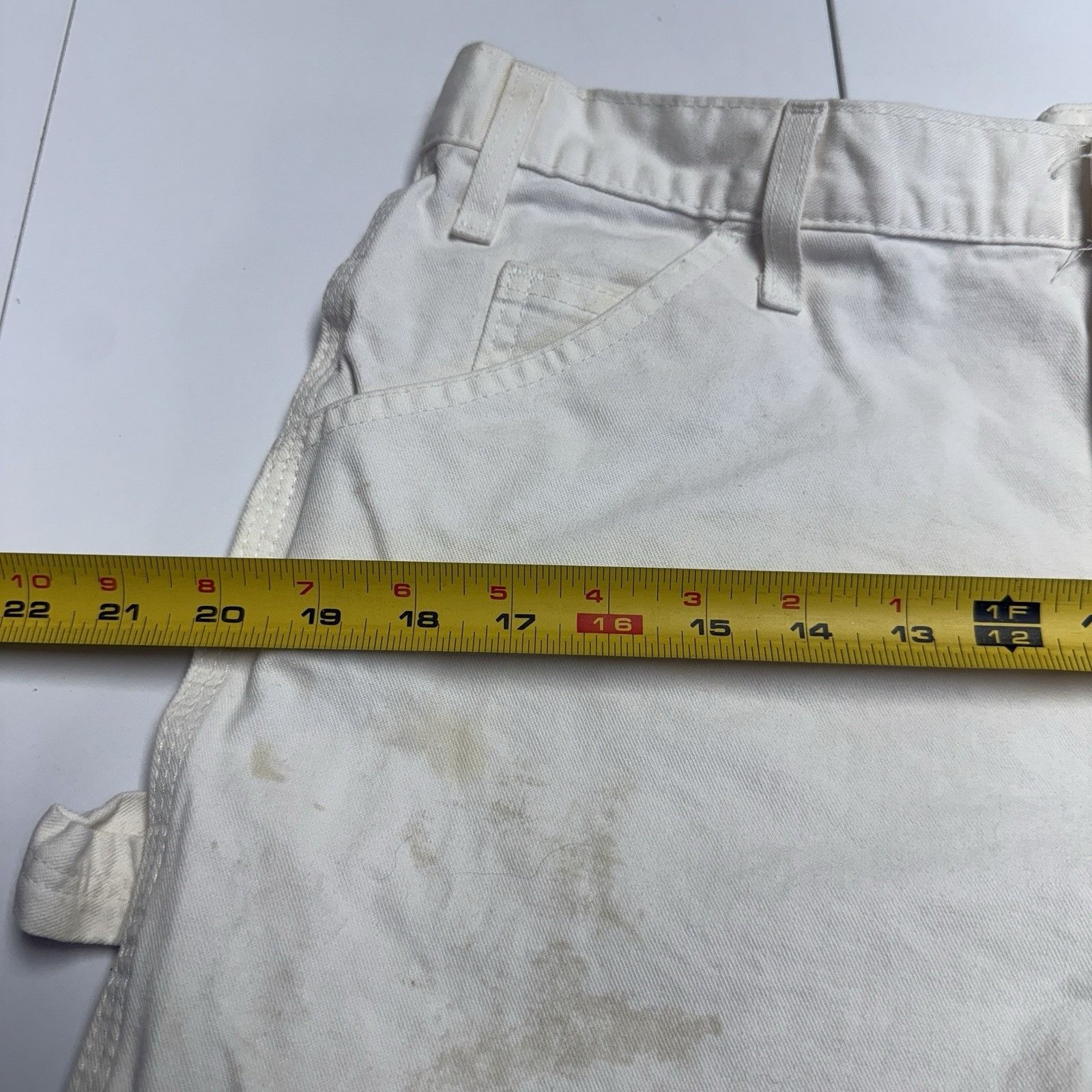Dickies Dickies Painter Pants Mens 34x34 (32x32.5) White Carpenter W Size US 34 / EU 50 - 14 Thumbnail