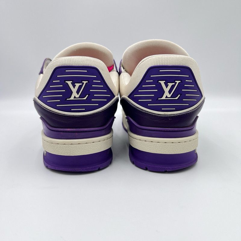 Louis Vuitton Louis Vuitton Purple Low-Top Trainer Sneakers -2508 Size US 9.5 / EU 42-43 - 3 Thumbnail