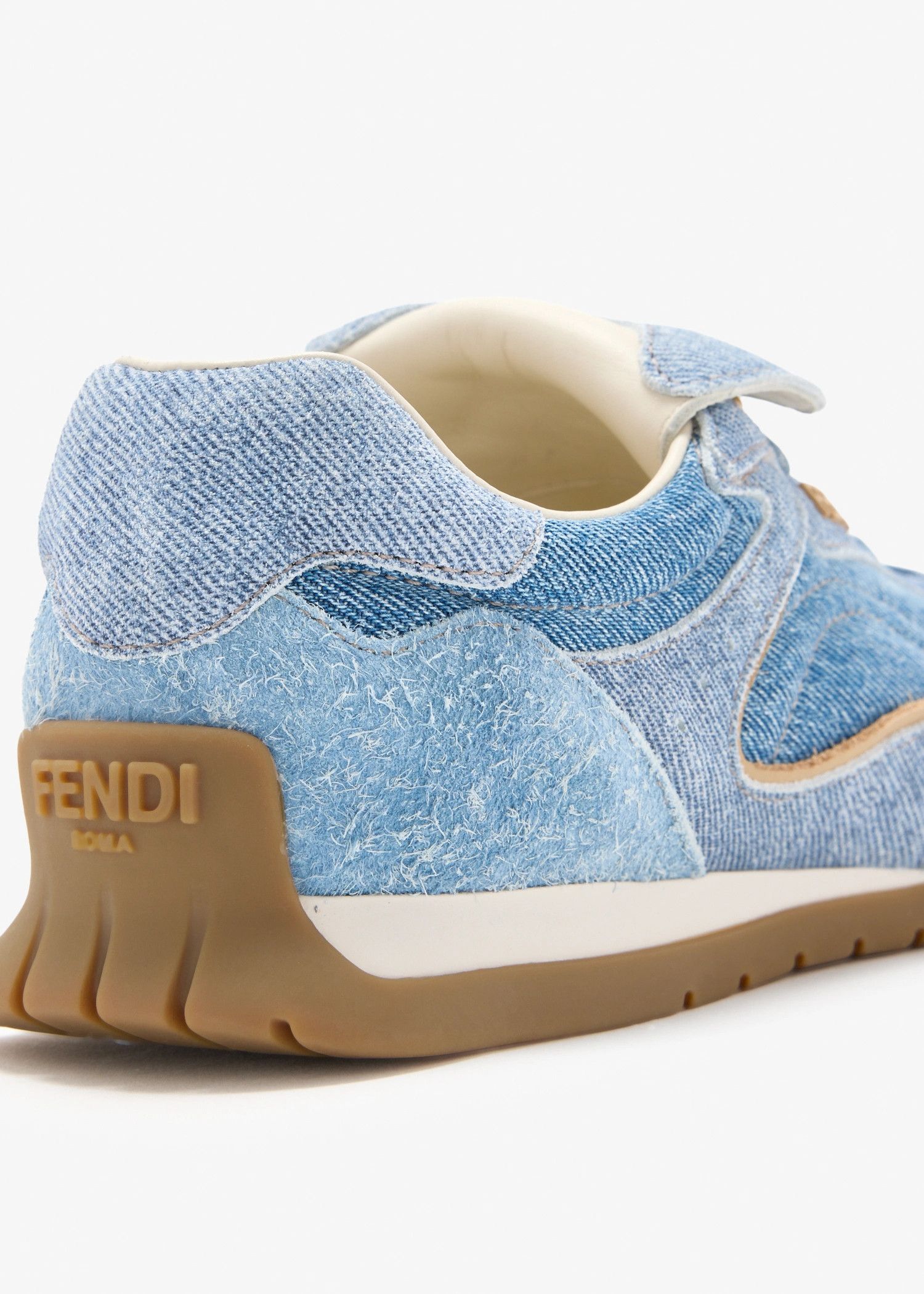 Fendi os11x0526 Wave Pulse Low-Top Sneakers in Light Blue Size US 9 / IT 39 - 3 Thumbnail