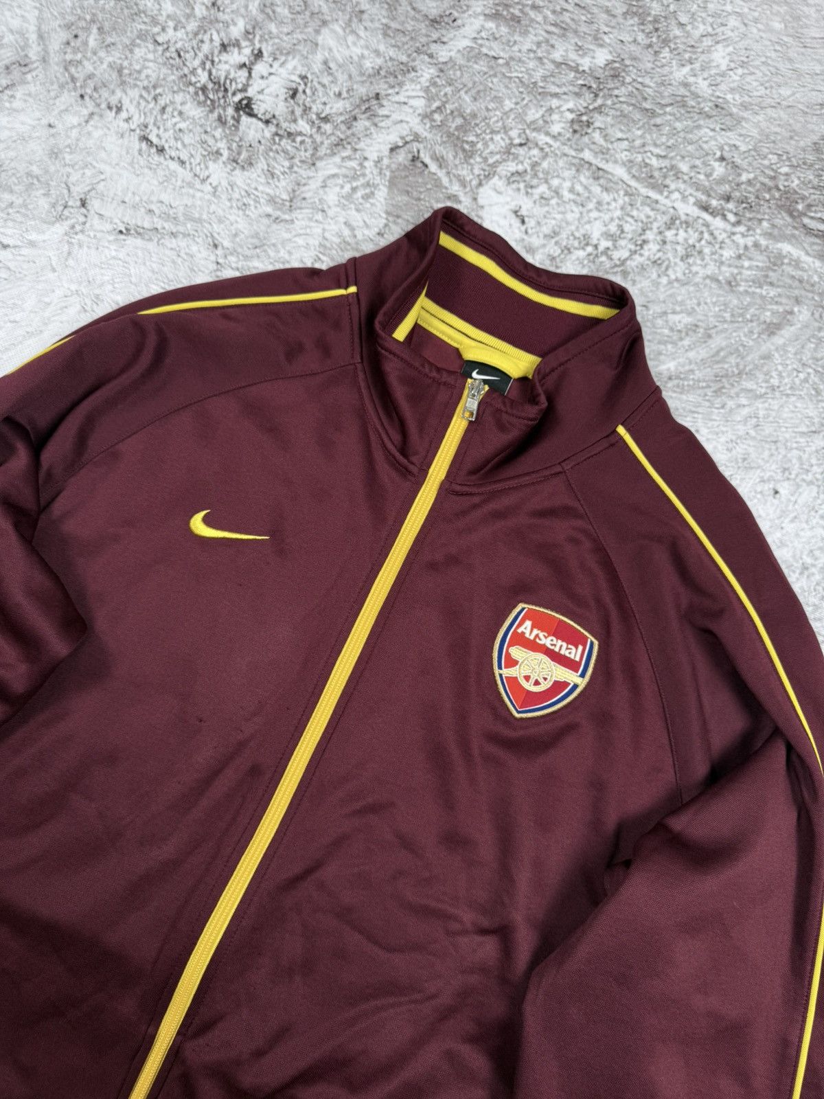 Nike × Vintage 2010-11 Arsenal Nike Track Jacket vintage Size US XXL / EU 58 / 5 - 2 Thumbnail