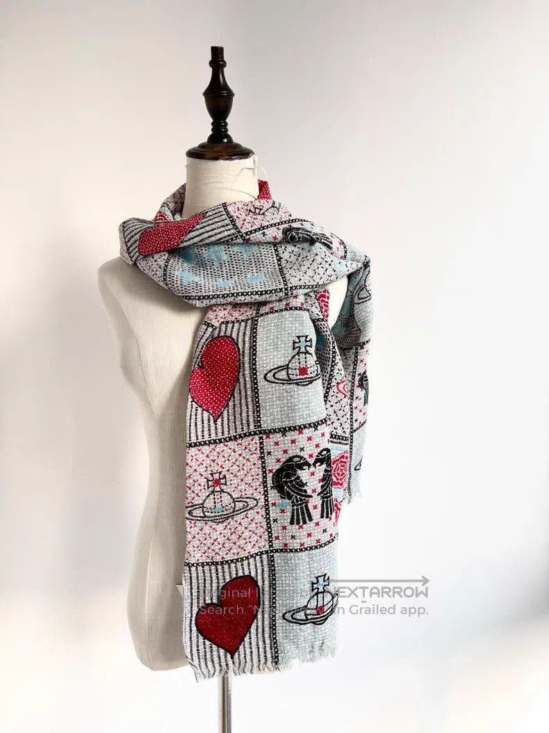 Vivienne Westwood Vivienne Westwood Multi-element Saturn Peace Dove Heart Sc Size ONE SIZE - 2 Thumbnail