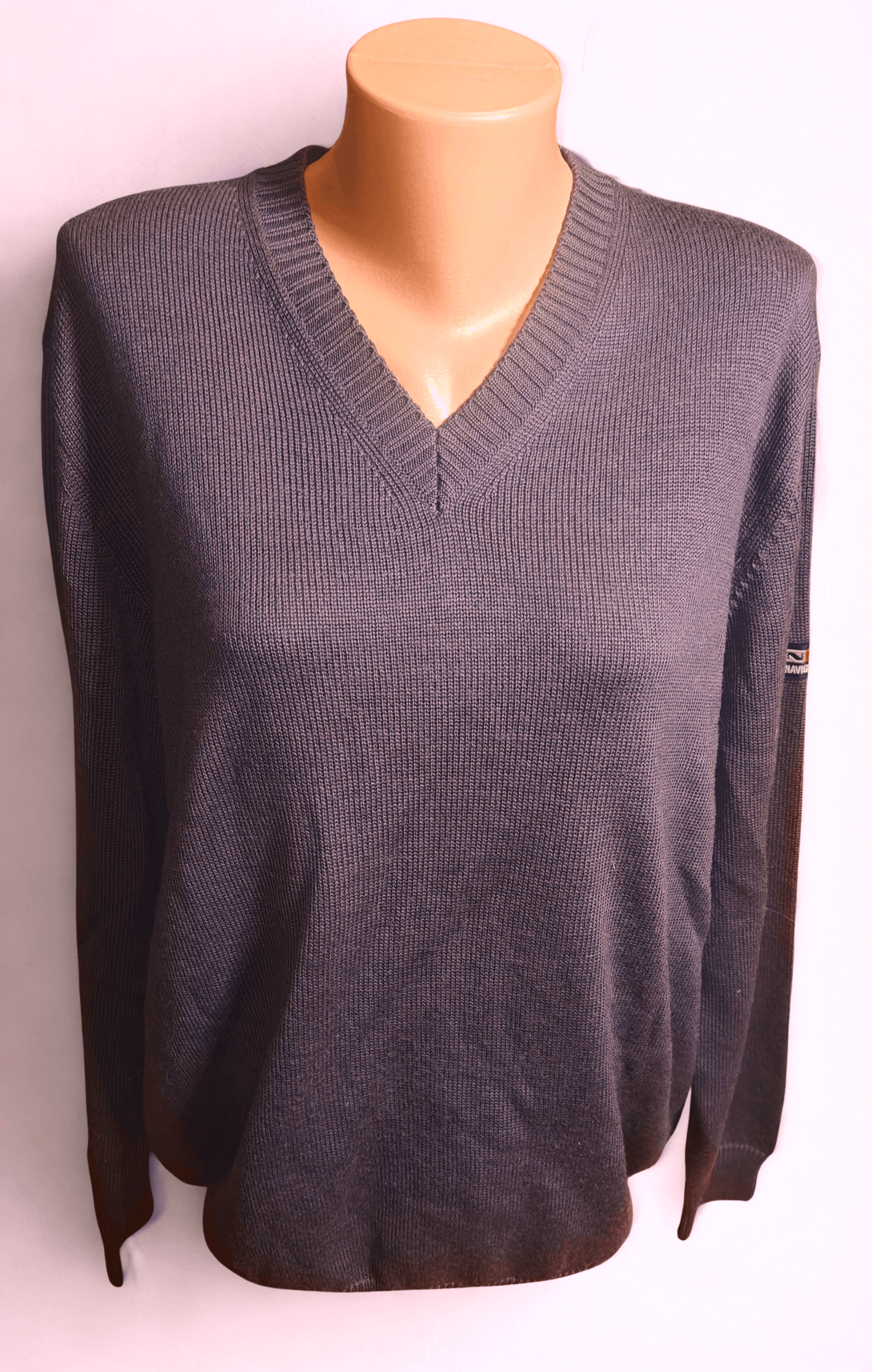 Other VTG Navigare Purple Merino Wool V-Neck Jumper made in Italy Size US XL / EU 56 / 4 - 4 Thumbnail