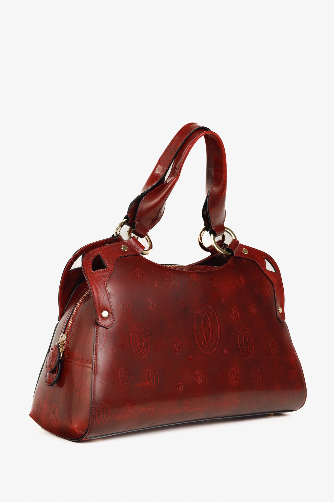Cartier Cartier Marcello Red Happy Birthday Leather Shoulder Bag Size ONE SIZE - 2 Thumbnail