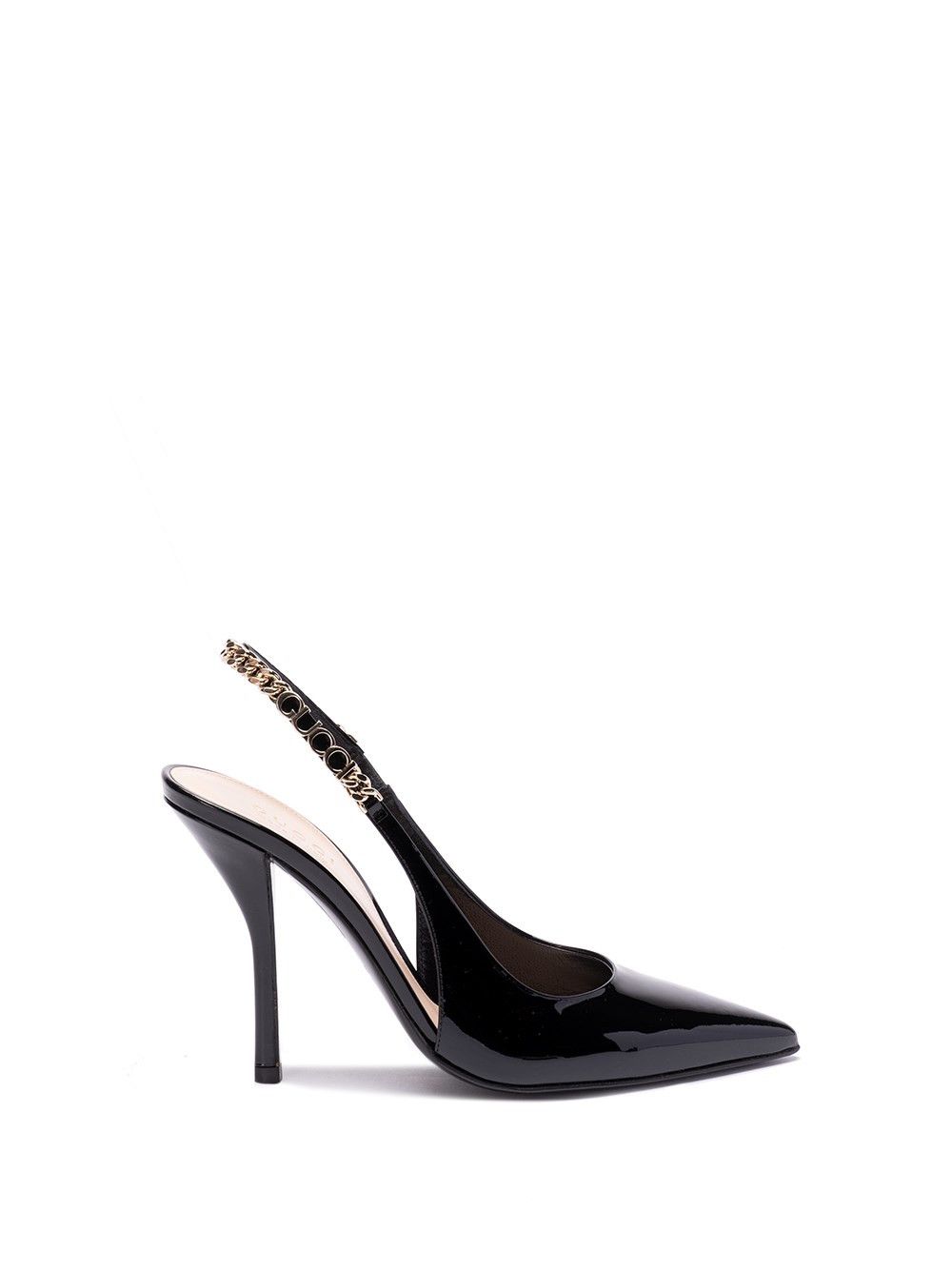 image of Gucci `signoria` Slingback Pumps Size Eu 40 For Women Shoes in Nero
