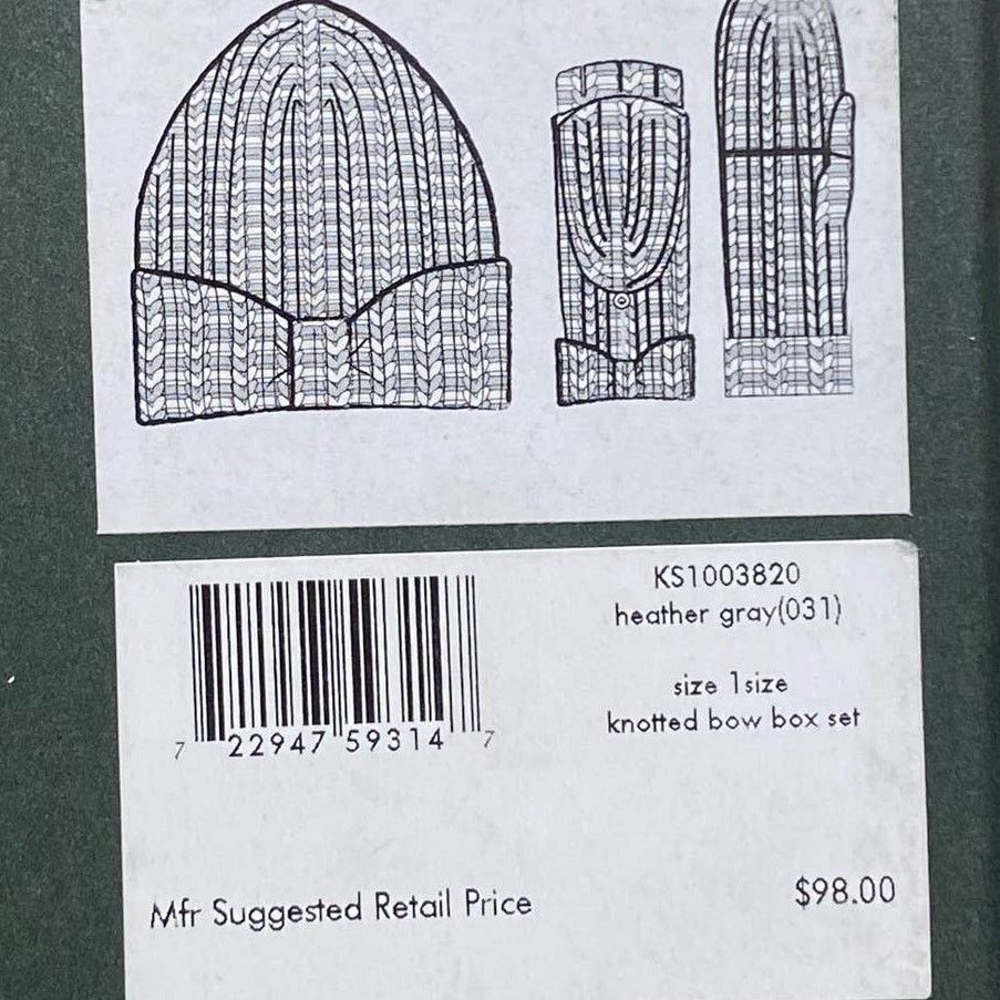 Kate Spade Kate Spade-Knotted Bow Hat/Mitten Box Set Size ONE SIZE - 6 Thumbnail