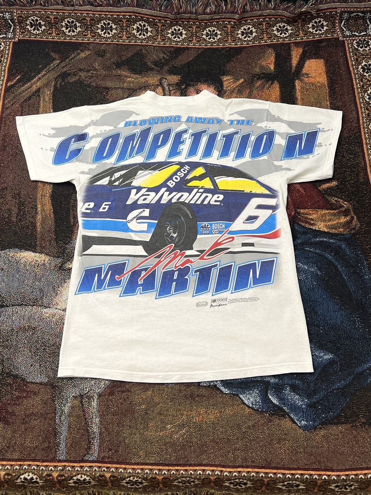 NASCAR Vintage NASCAR Mark Martin Valvoline AOP Tee Size US L / EU 52-54 / 3 - 3 Thumbnail