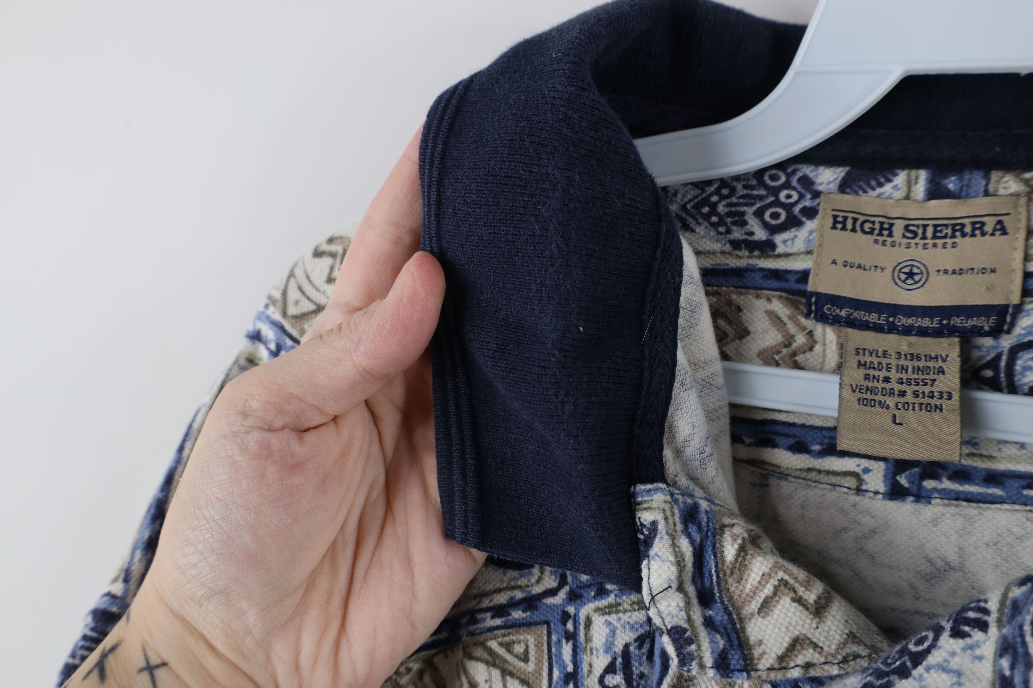 Vintage Vintage 90s Streetwear Fit Fish All Over Print Polo Shirt Size US L / EU 52-54 / 3 - 5 Thumbnail