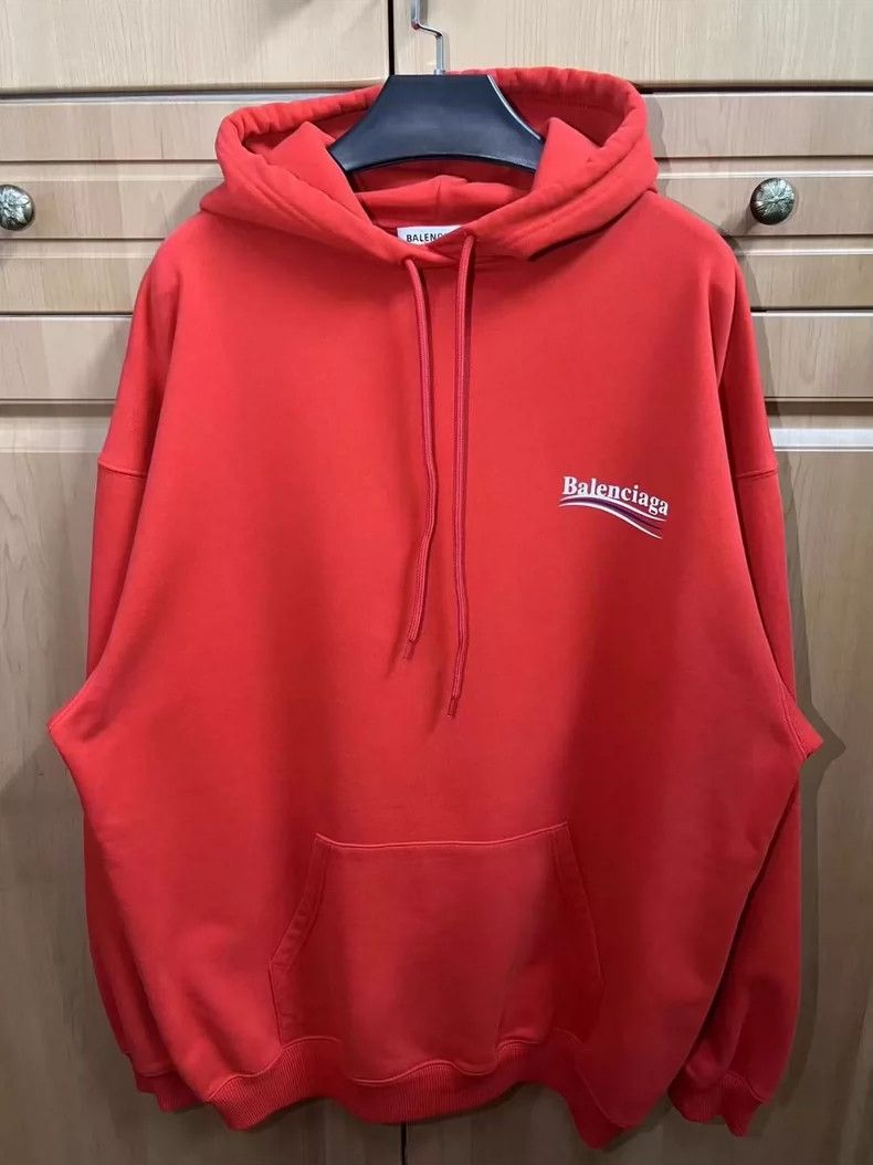 Balenciaga Balenciaga Red Coke Logo Hoodie Sweatshirt Size US M / EU 48-50 / 2 - 2 Thumbnail
