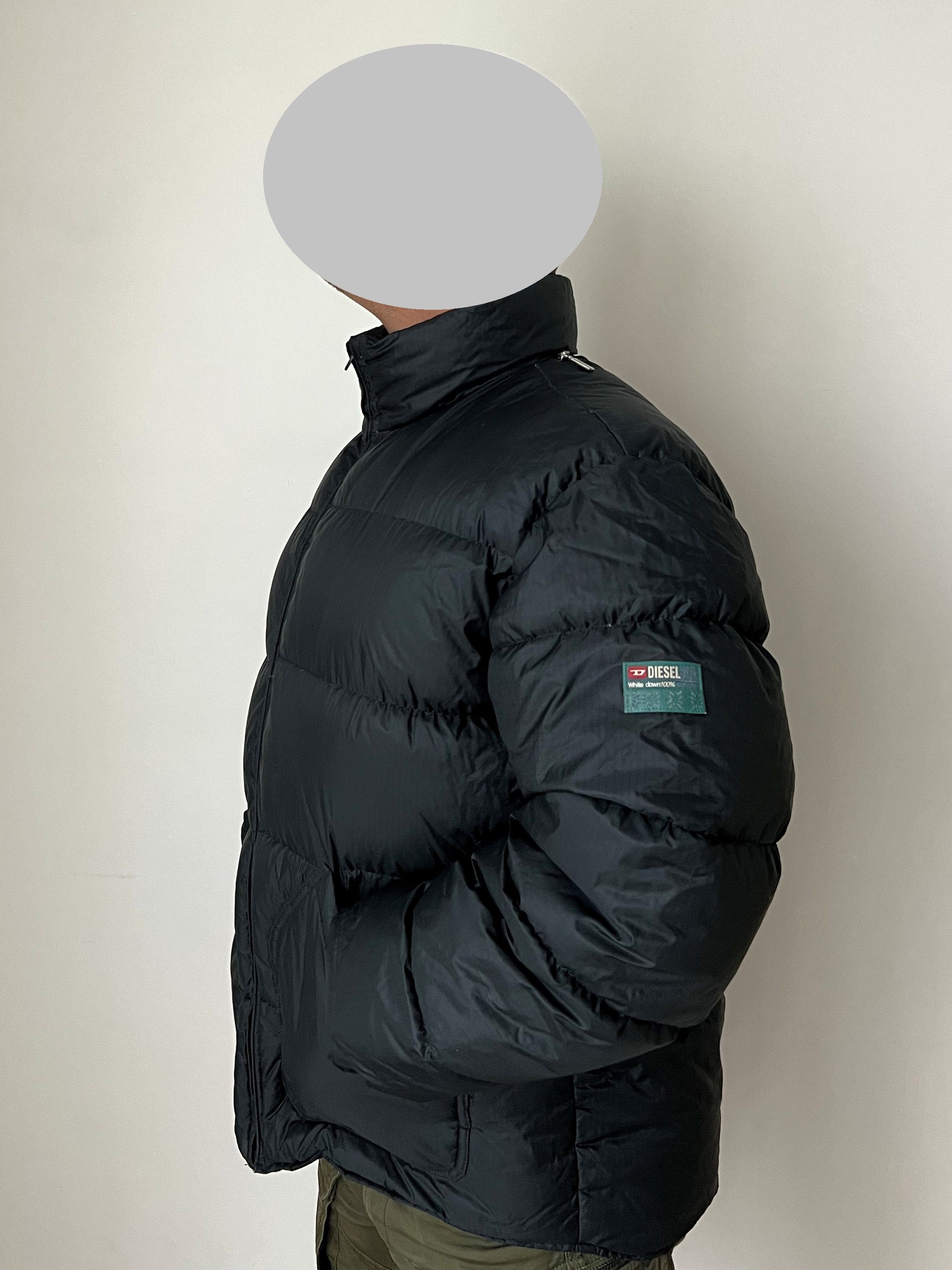 Diesel VINTAGE Y2K DIESEL DOWN PUFFER JACKET Size US XL / EU 56 / 4 - 2 Thumbnail