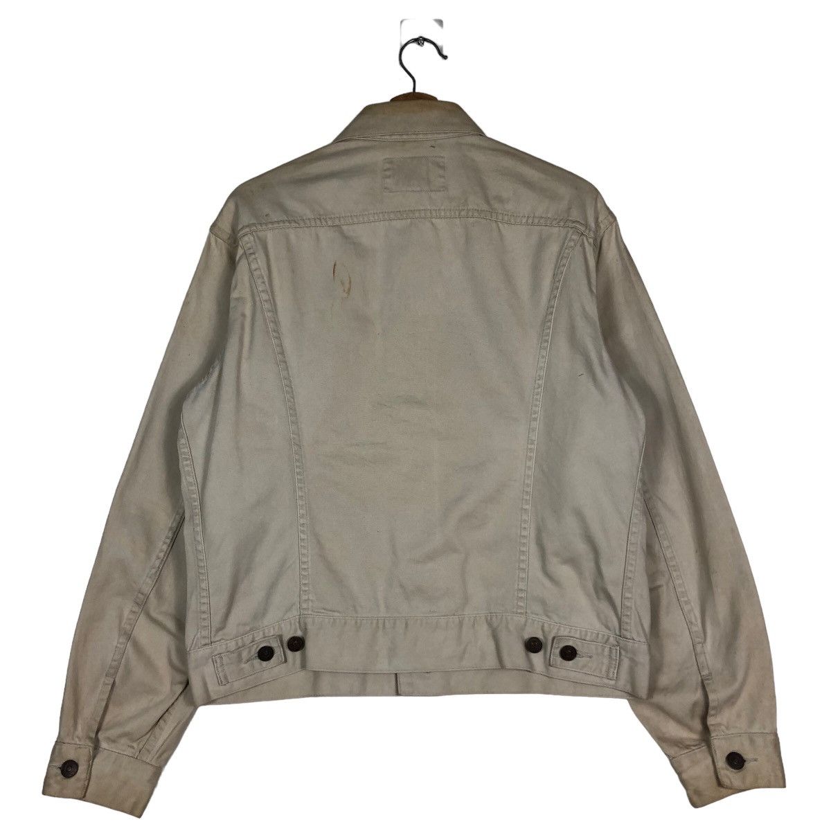 Japanese Brand Vintage White Levi’s Jacket Biker Cargo Multi Pocket Trucker Size US M / EU 48-50 / 2 - 8 Thumbnail