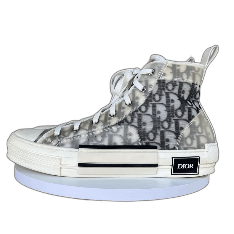 Dior Dior B23 Oblique High Top Sneakers Size 40 Size US 10 / EU 43 - 1 Thumbnail