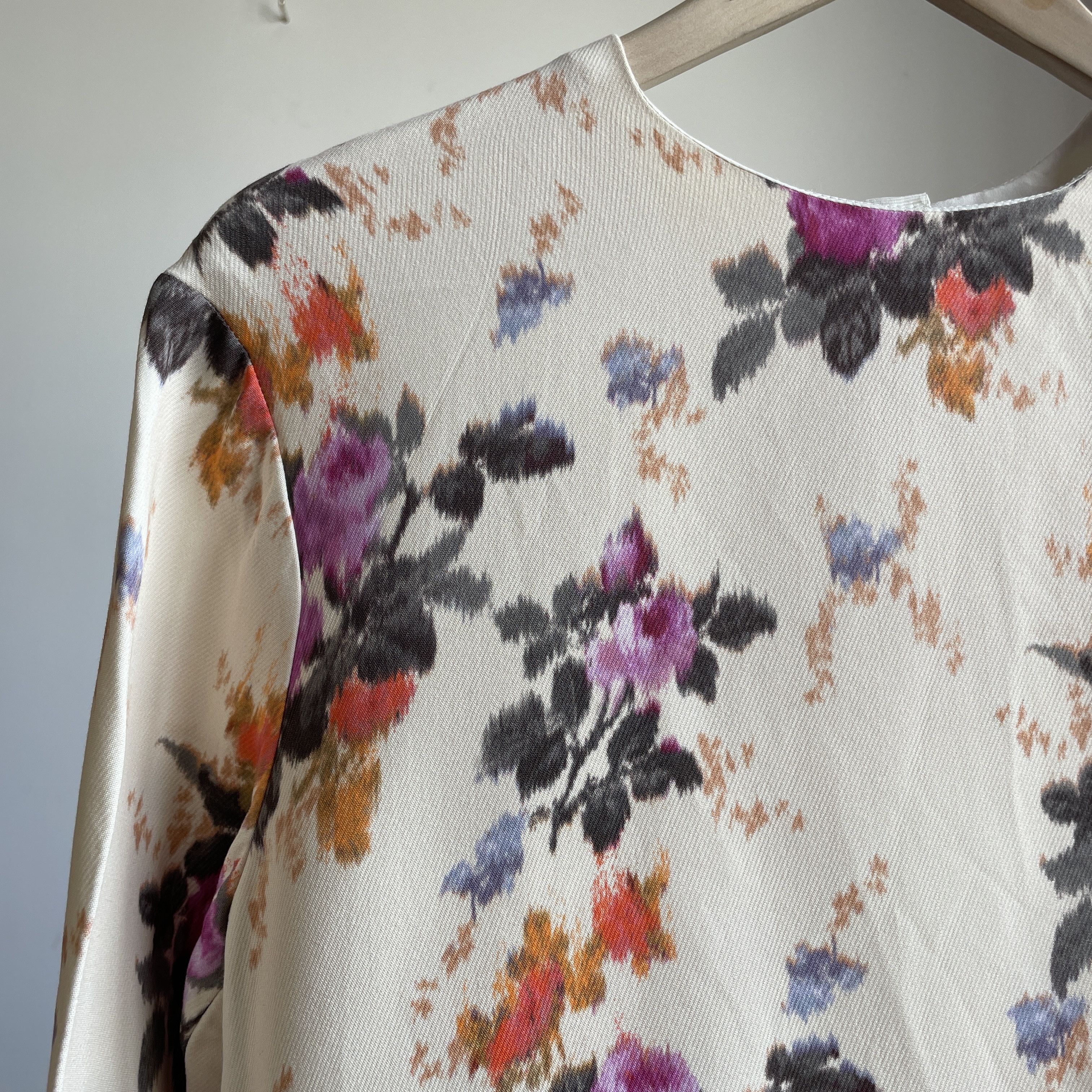 MSGM MSGM Womens Floral Viscose Pullover Blouse Size EUR 38 Size XS / US 0-2 / IT 36-38 - 4 Thumbnail