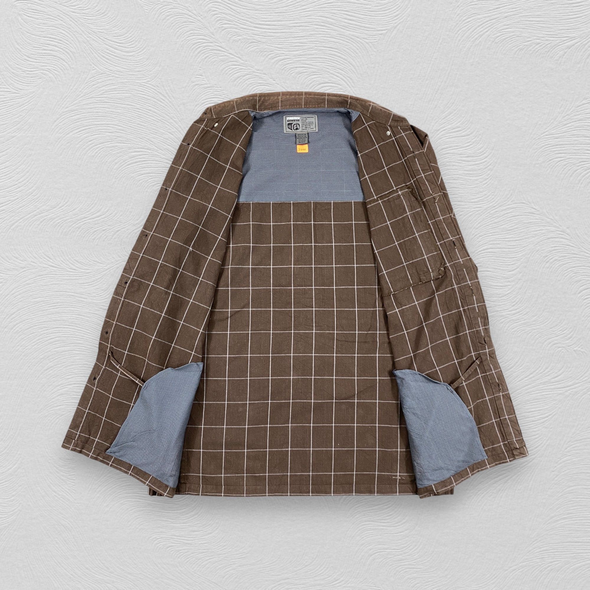 Japanese Brand Vintage Japanese Brand Freaky Massive Flannel Jacket-J286 Size US L / EU 52-54 / 3 - 3 Thumbnail