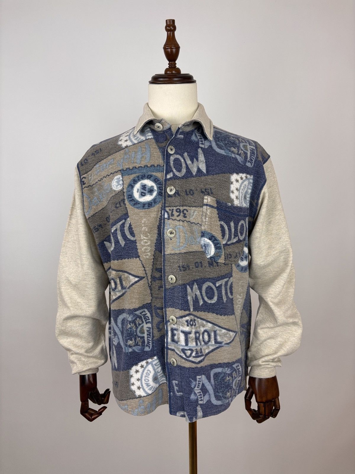 Other 90's Wampum Vintage Men's Shirt Overshirt Sweatshirt Size US M / EU 48-50 / 2 - 1 Thumbnail